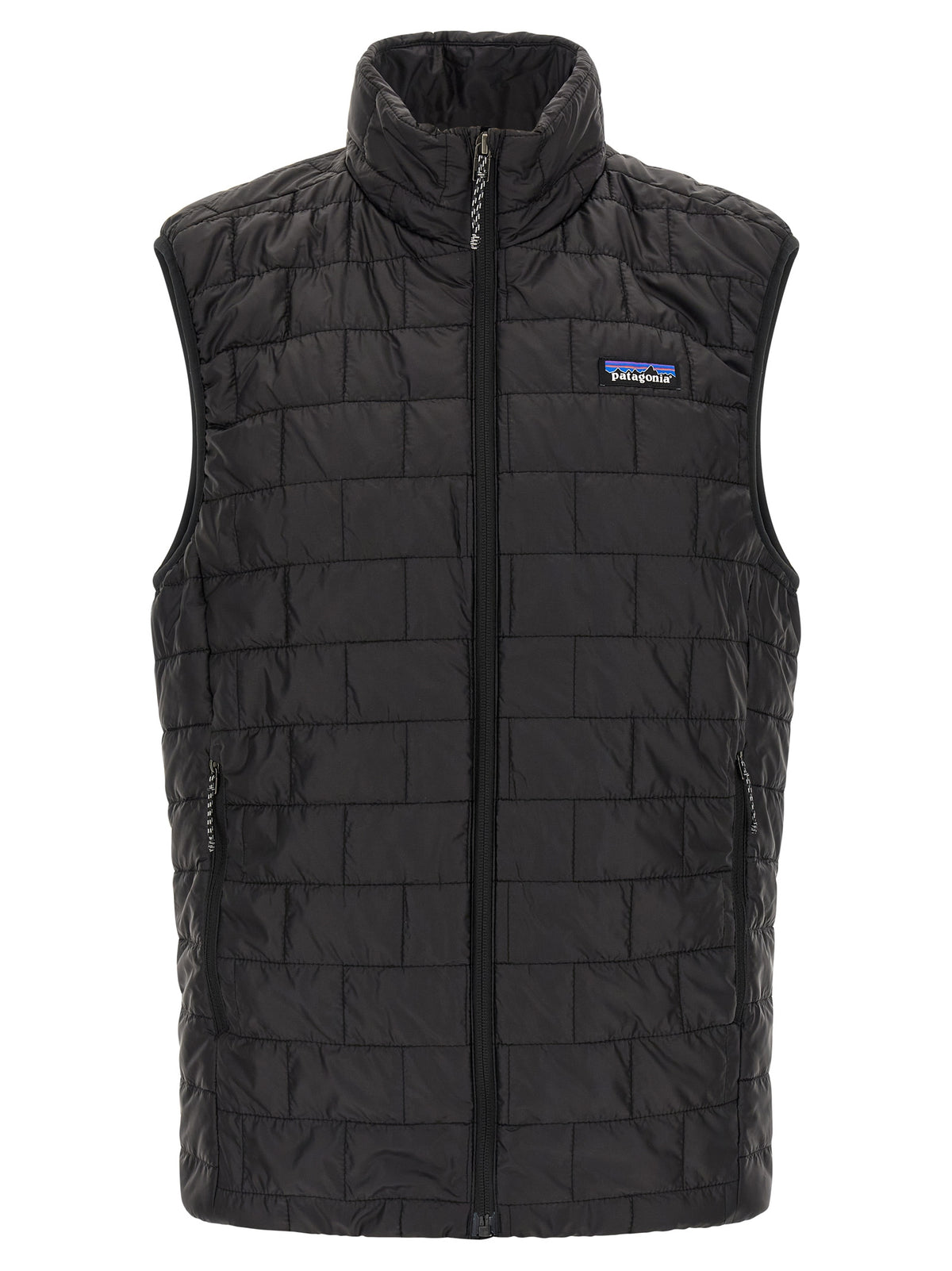 PATAGONIA Schwarze ärmellose Jacke aus Polyester