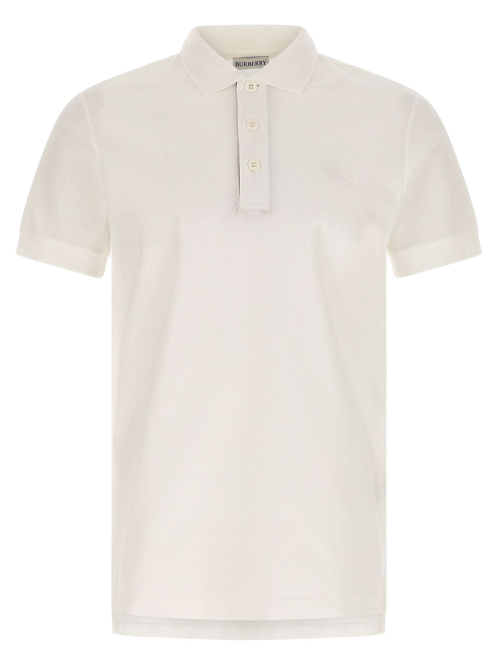 Burberry Weißes Poloshirt aus Baumwolle