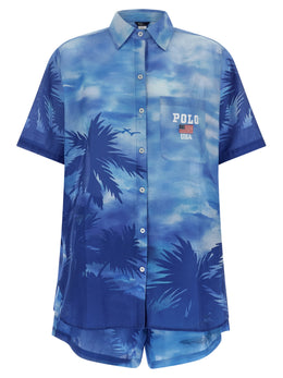 Polo Ralph Lauren Blaue Baumwollshorts