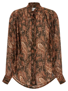 The Andamane Mehrfarbige Viskose-Bluse