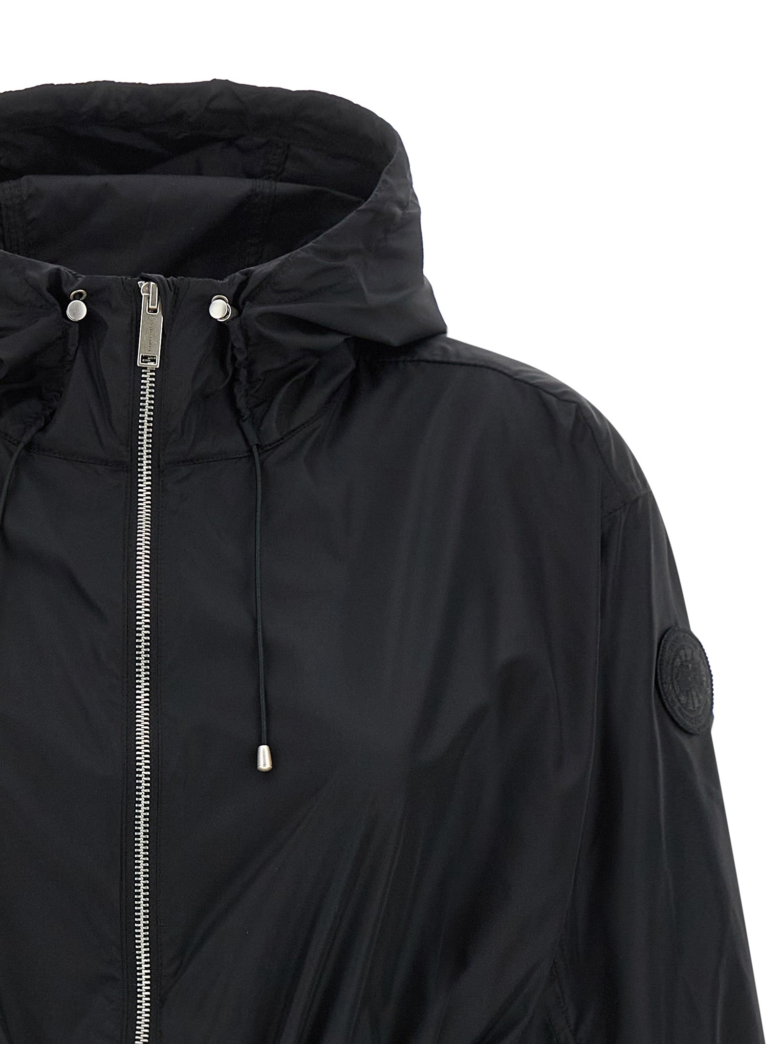 Canada Goose Schwarzer Parka aus Polyamid