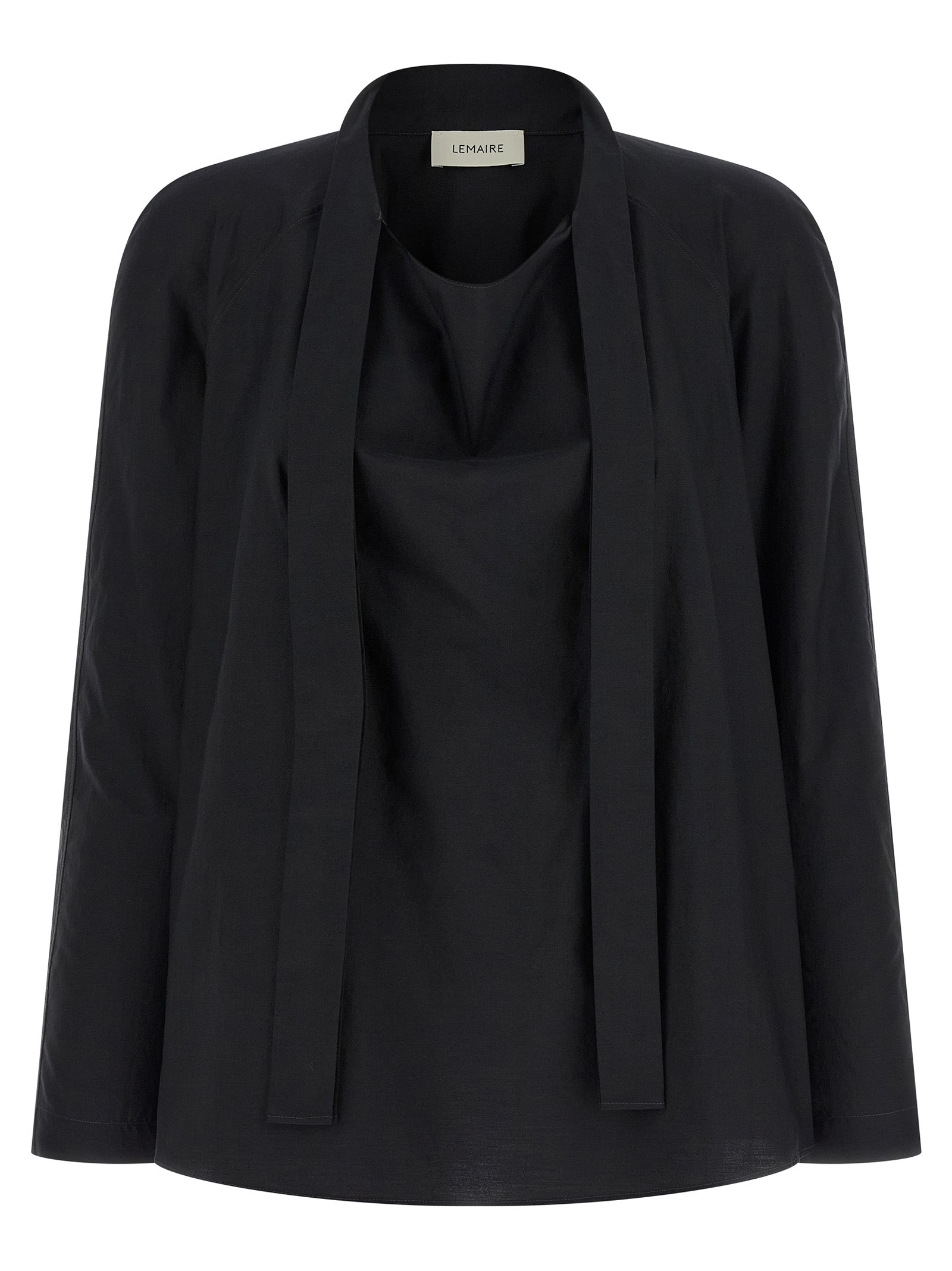 Lemaire Schwarze Baumwollbluse