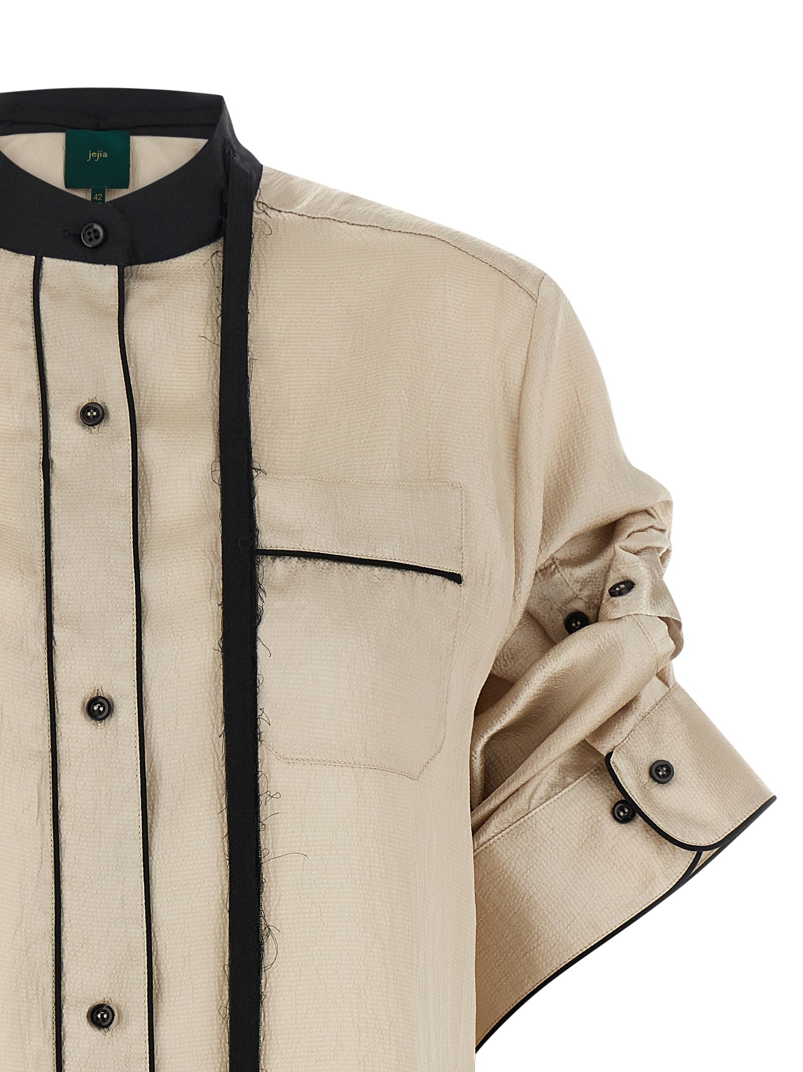 MAISON JEJIA Beige Polyester Bluse