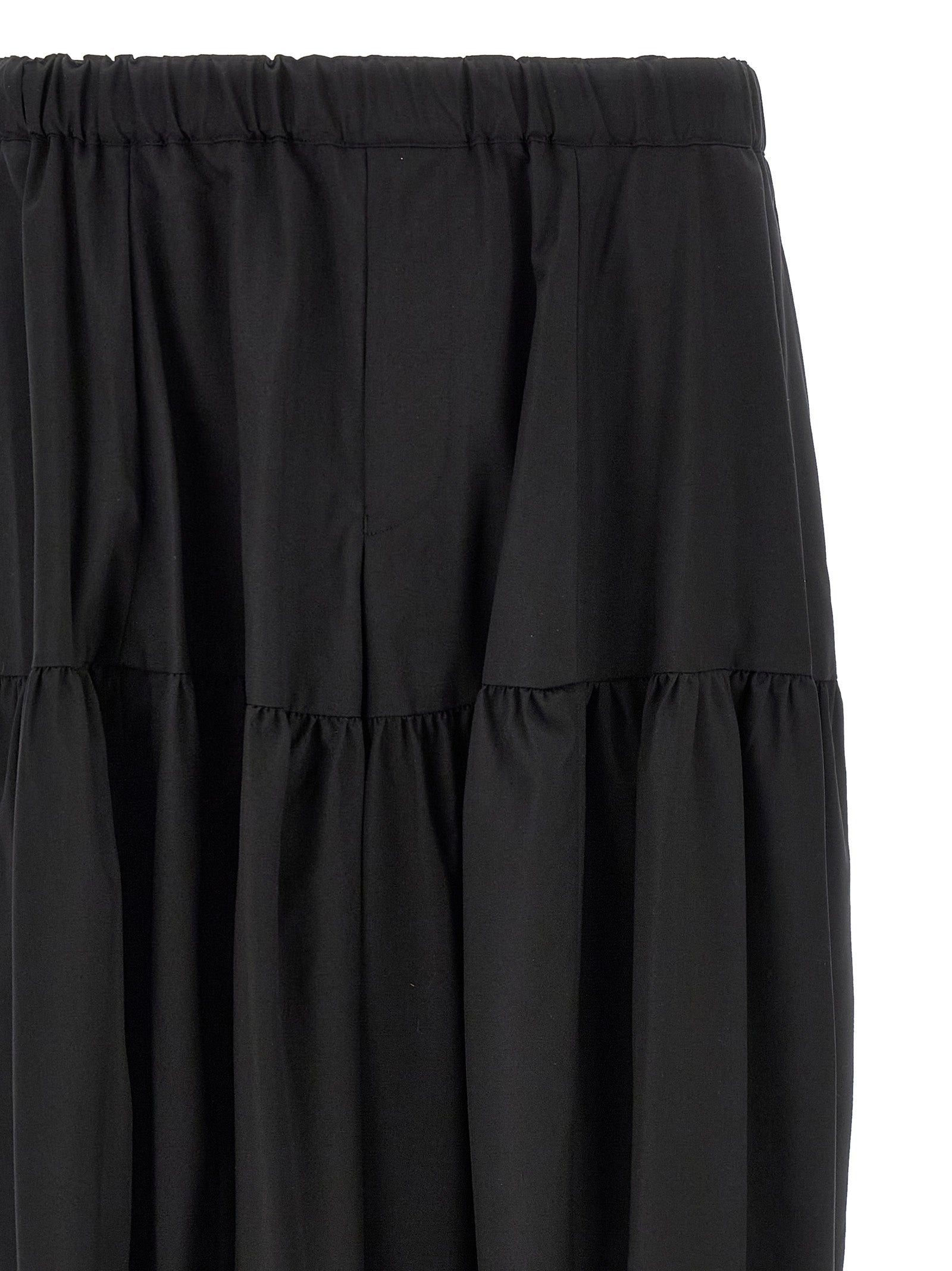 Comme Des Garçons Schwarze Freizeithose aus Polyester