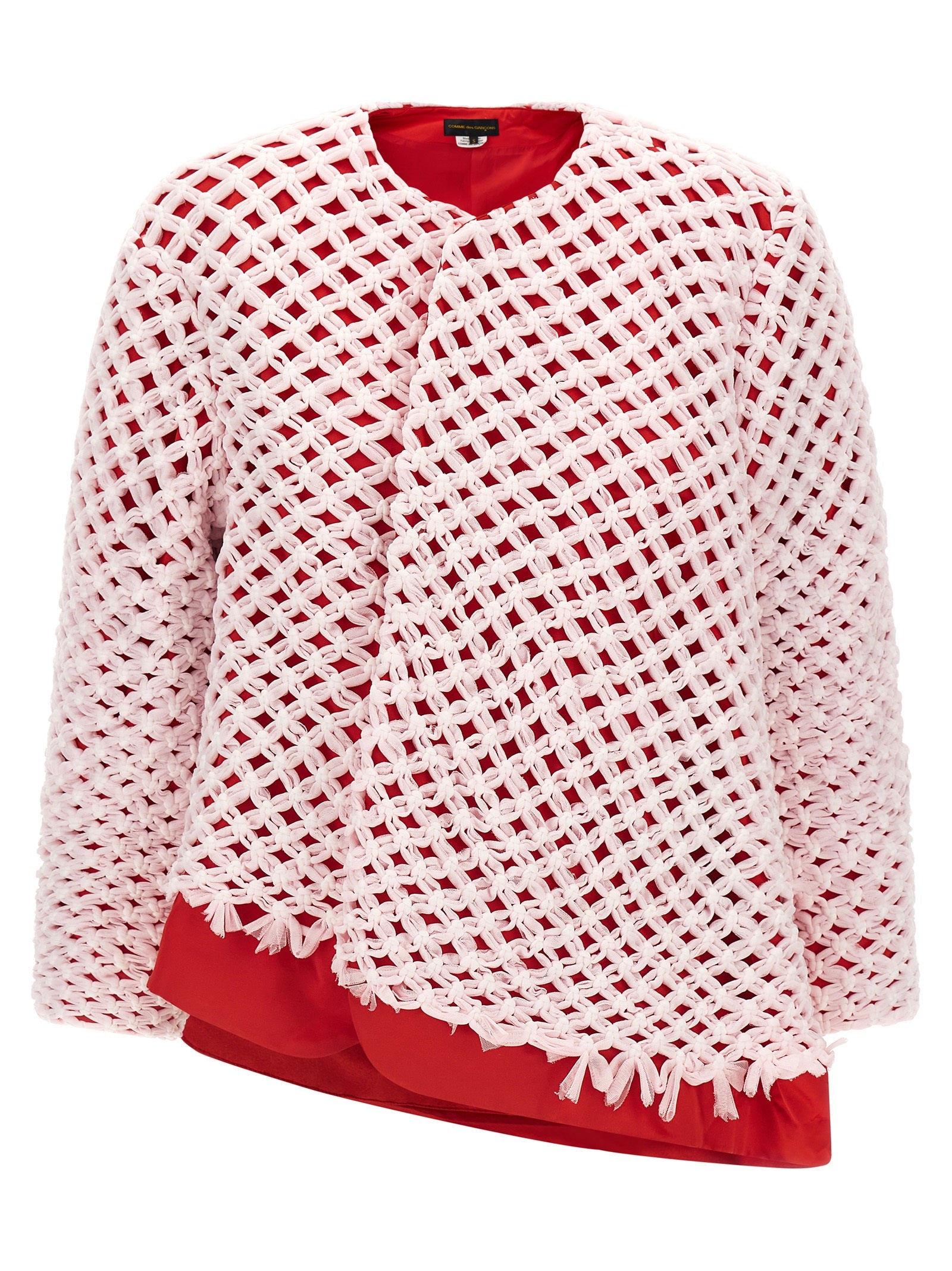 Comme Des Garçons Mehrfarbiger Polyester-Blazer