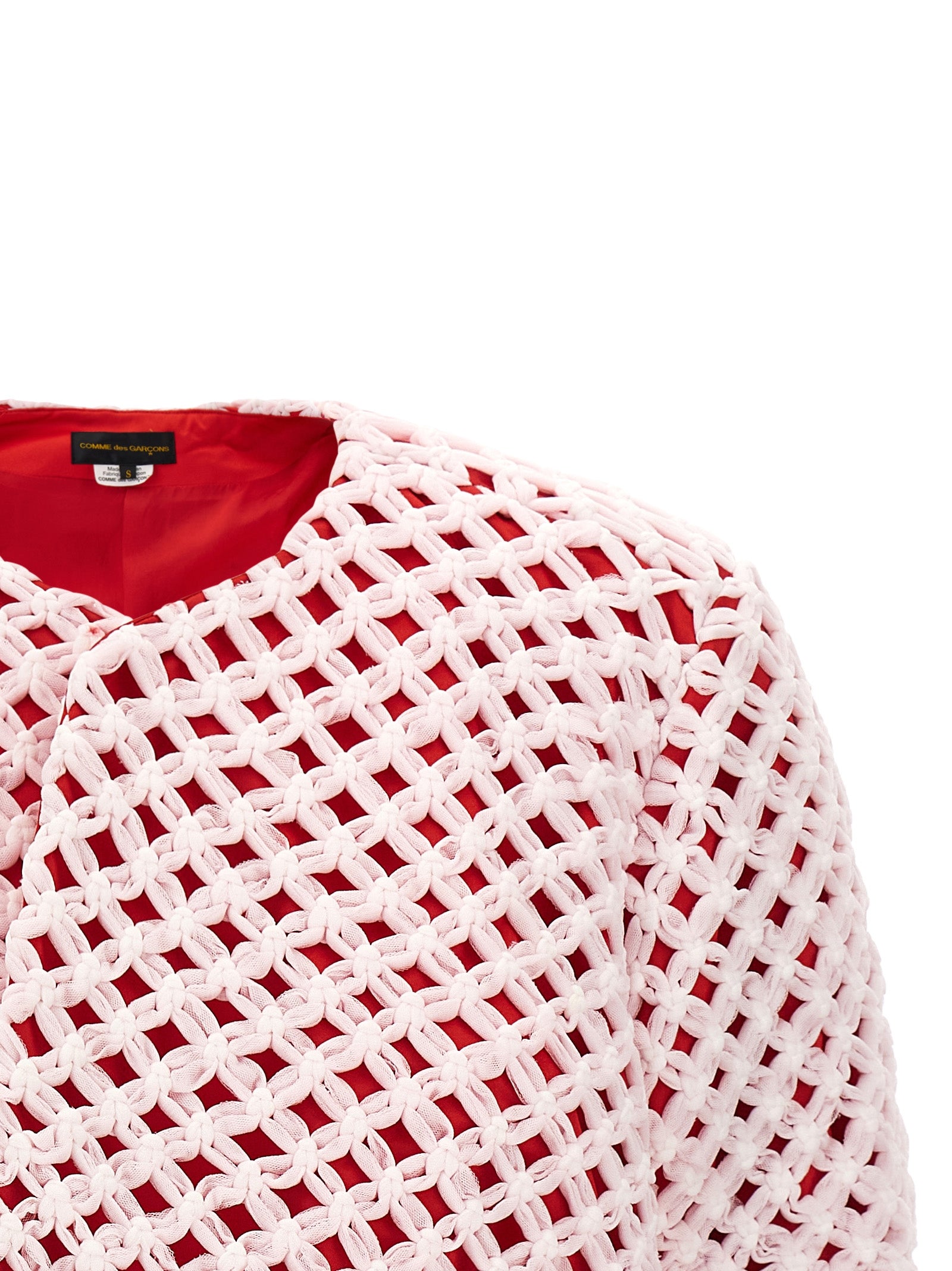 Comme Des Garçons Mehrfarbiger Polyester-Blazer
