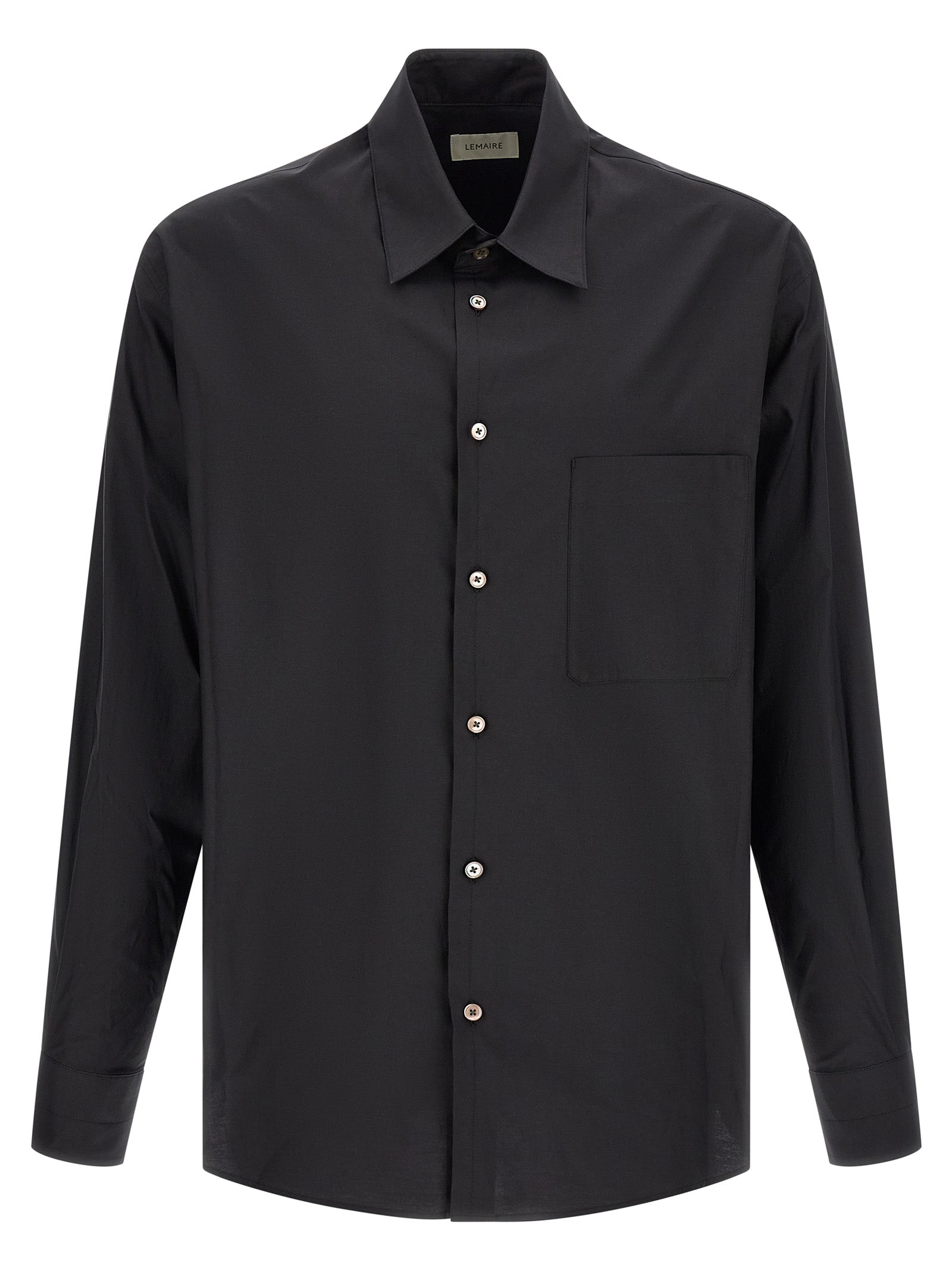Lemaire Schwarze Baumwollbluse
