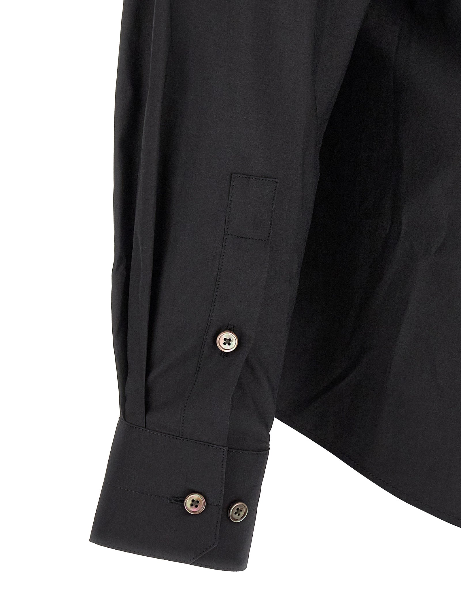 Lemaire Schwarze Baumwollbluse