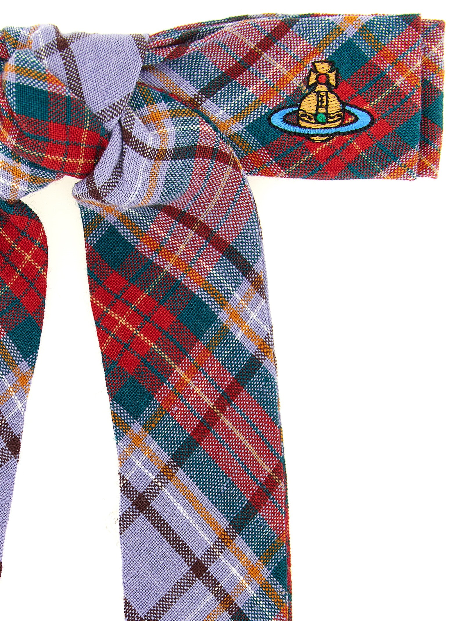 Vivienne Westwood Haarspange aus mehrfarbigem Leinen