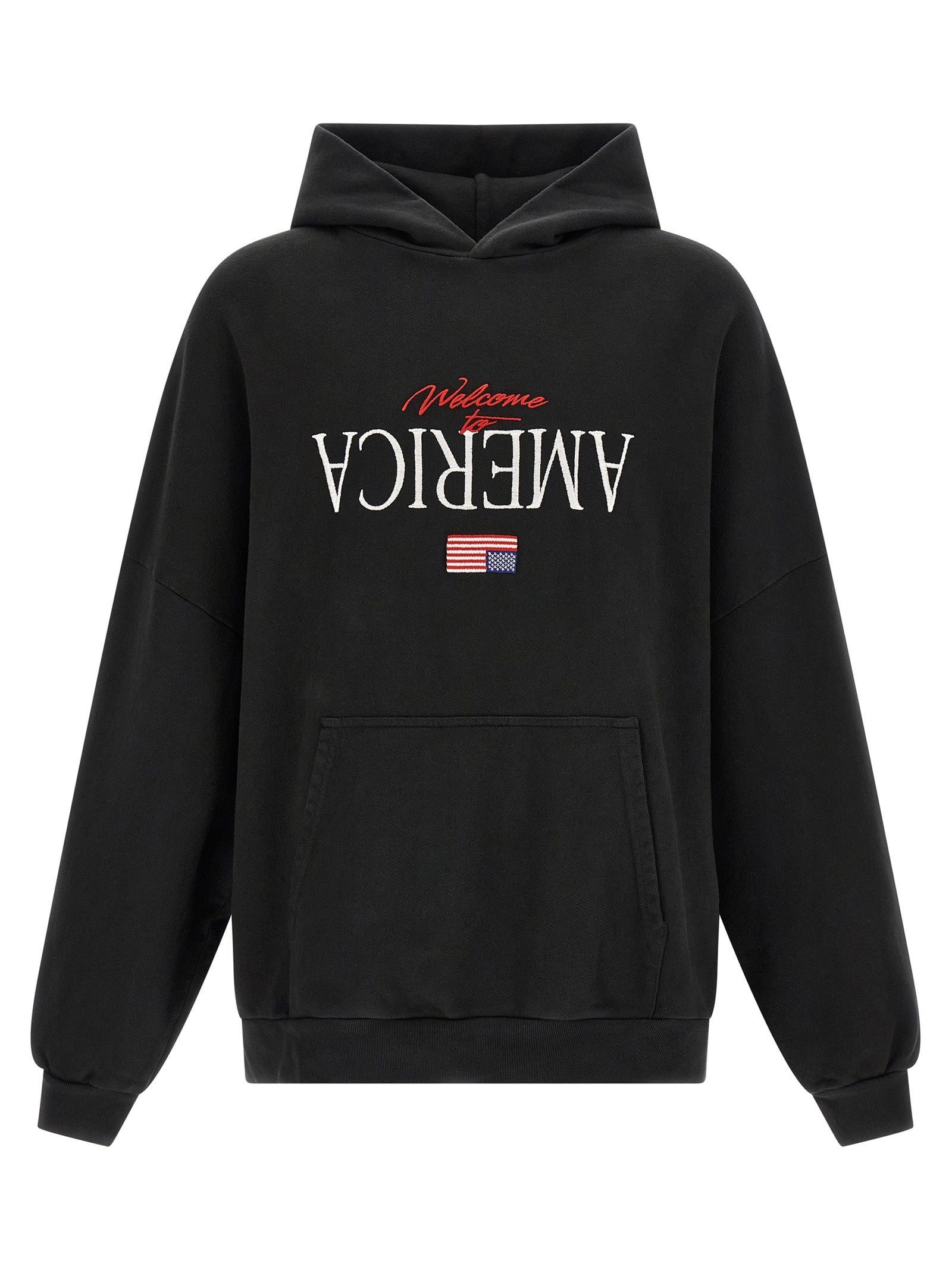WILLY CHAVARRIA Schwarzer Baumwoll-Sweatshirt