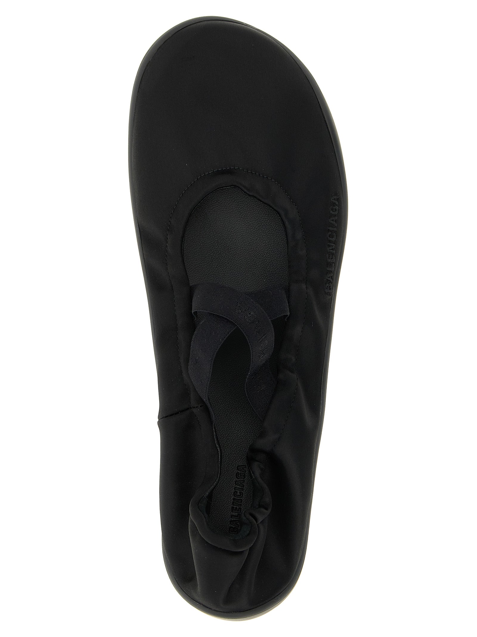 Balenciaga Schwarze Ballerinas aus Polyester