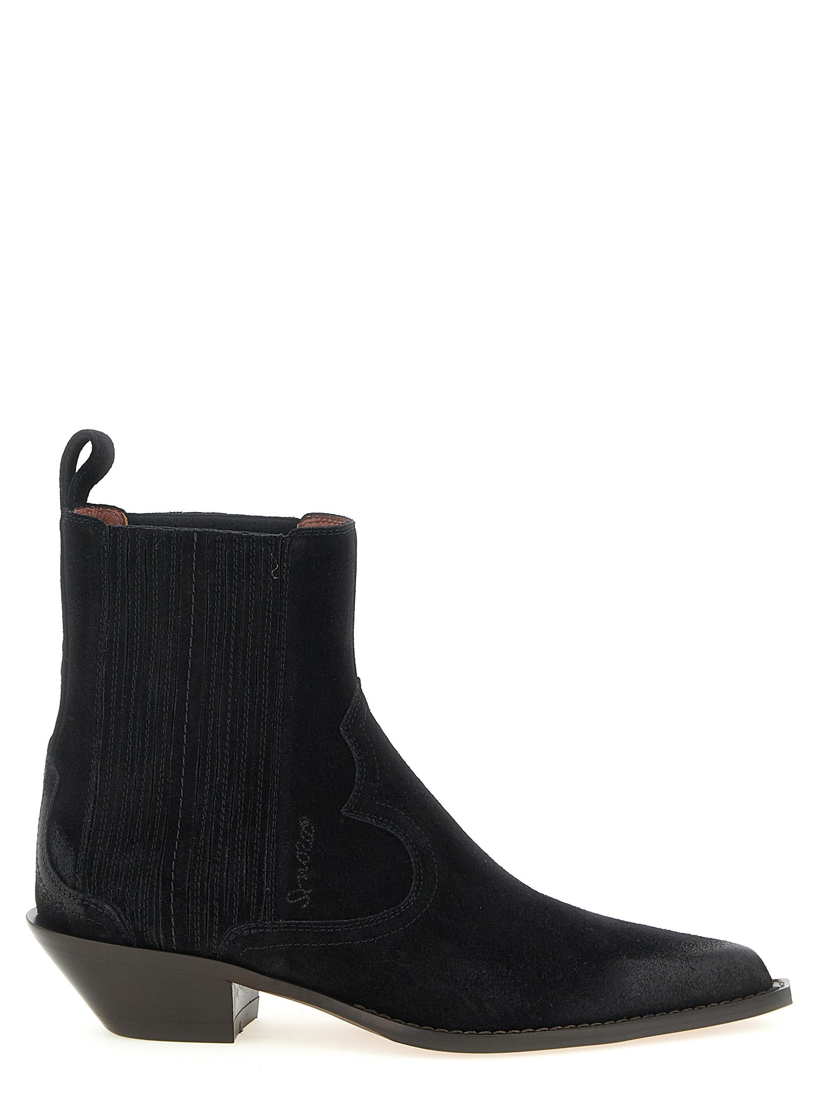 Sonora Schwarze Chelsea Boots aus Kalbsleder