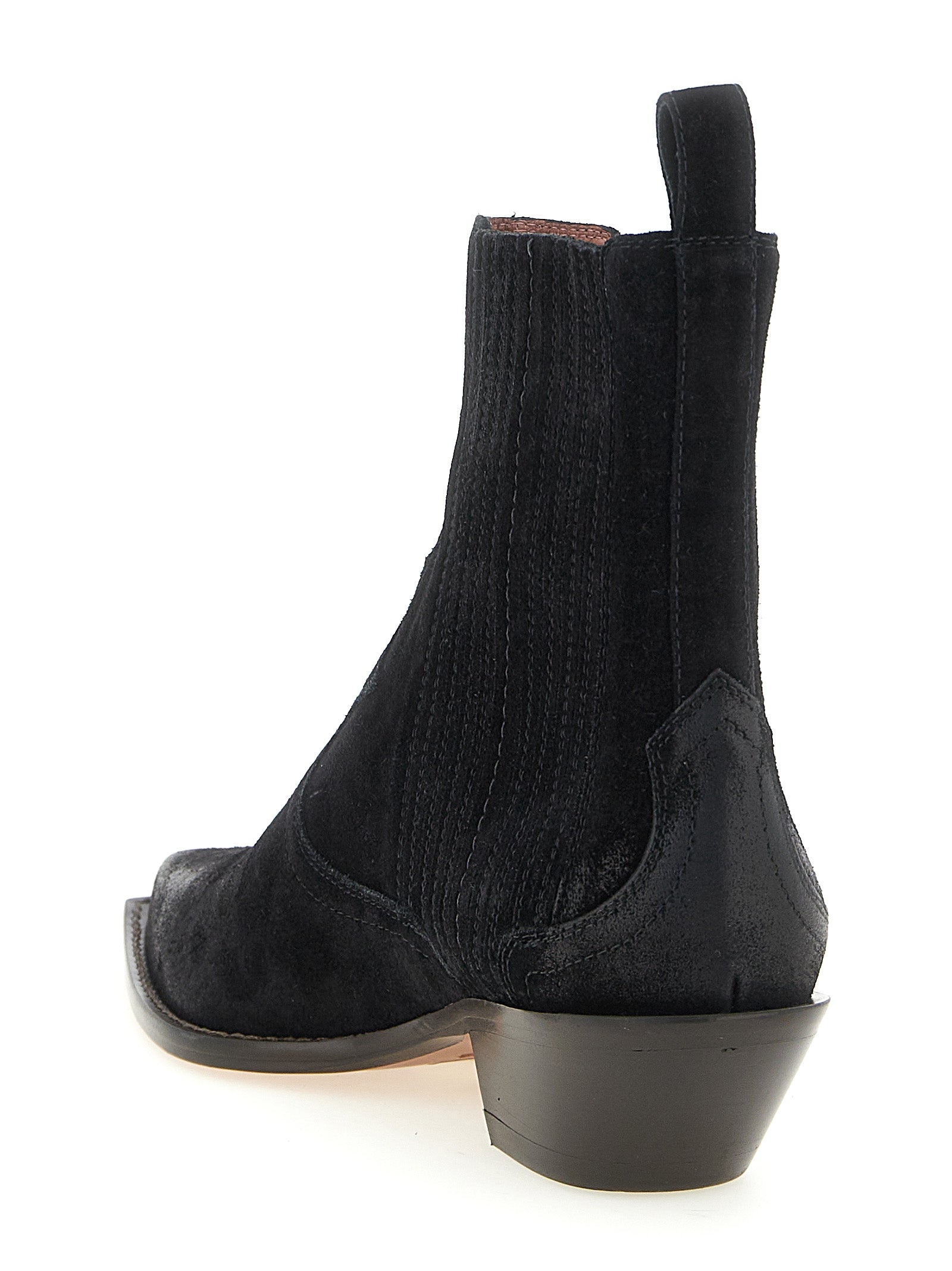 Sonora Schwarze Chelsea Boots aus Kalbsleder
