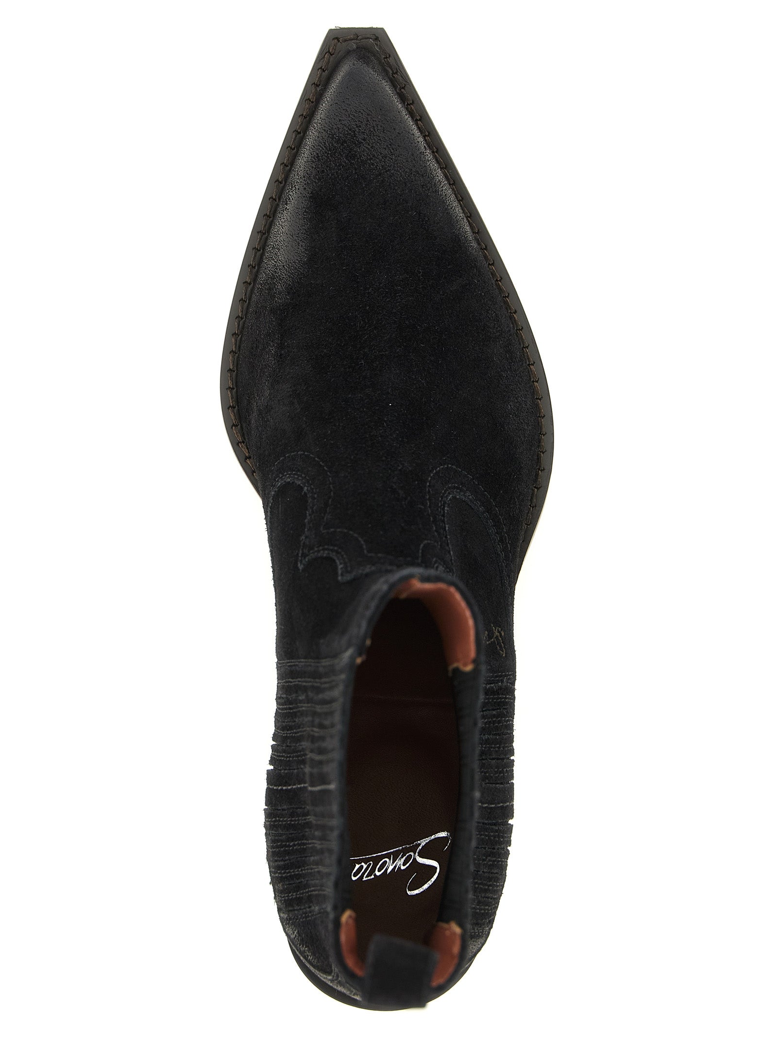 Sonora Schwarze Chelsea Boots aus Kalbsleder