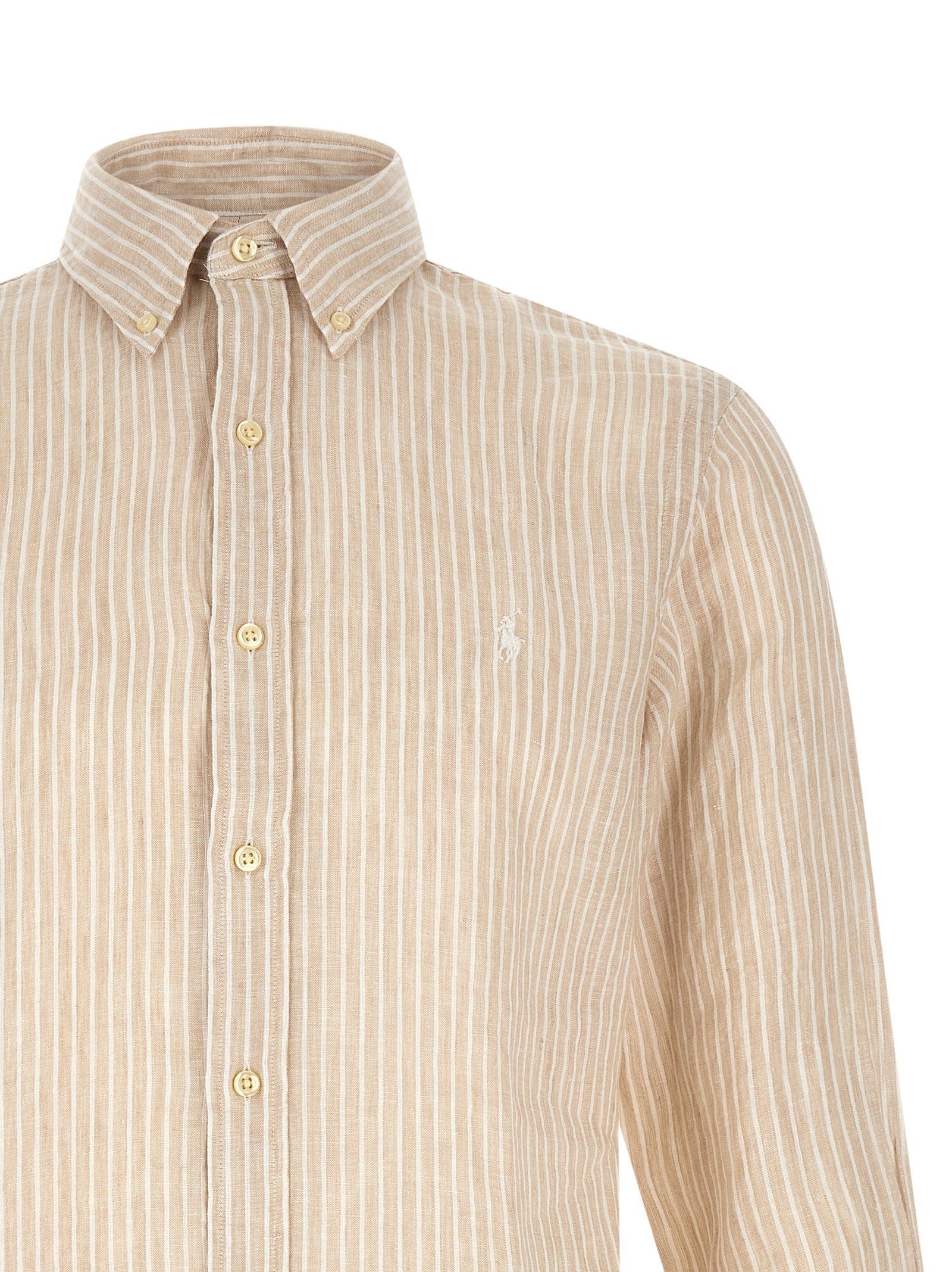 Polo Ralph Lauren Bicolor Leinenbluse