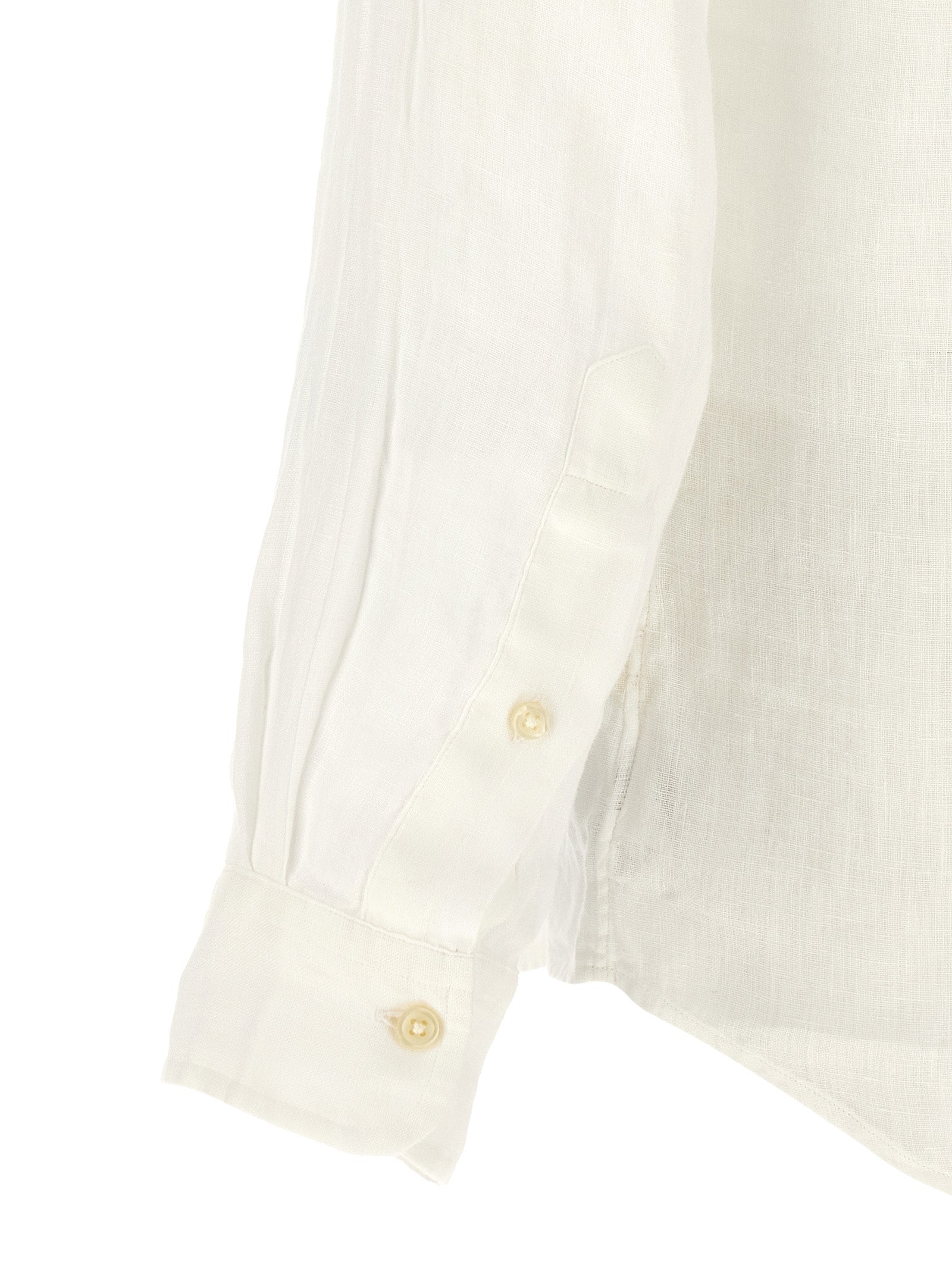 Polo Ralph Lauren Weiße Leinenbluse