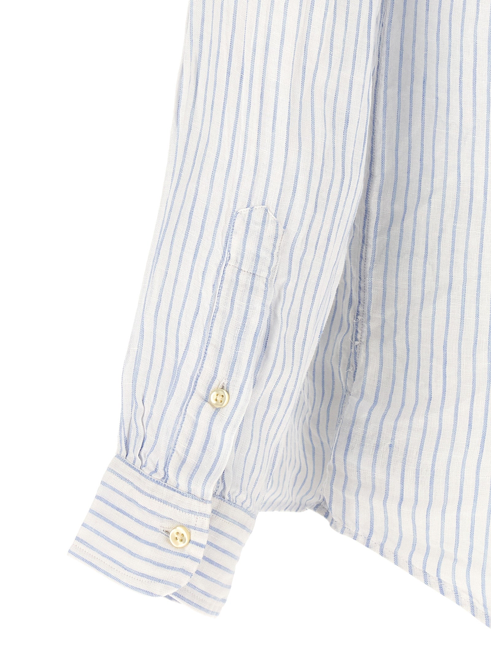 Polo Ralph Lauren Blaue Leinenbluse