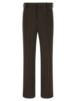 SECOND/LAYER Braune Freizeithose aus Polyester