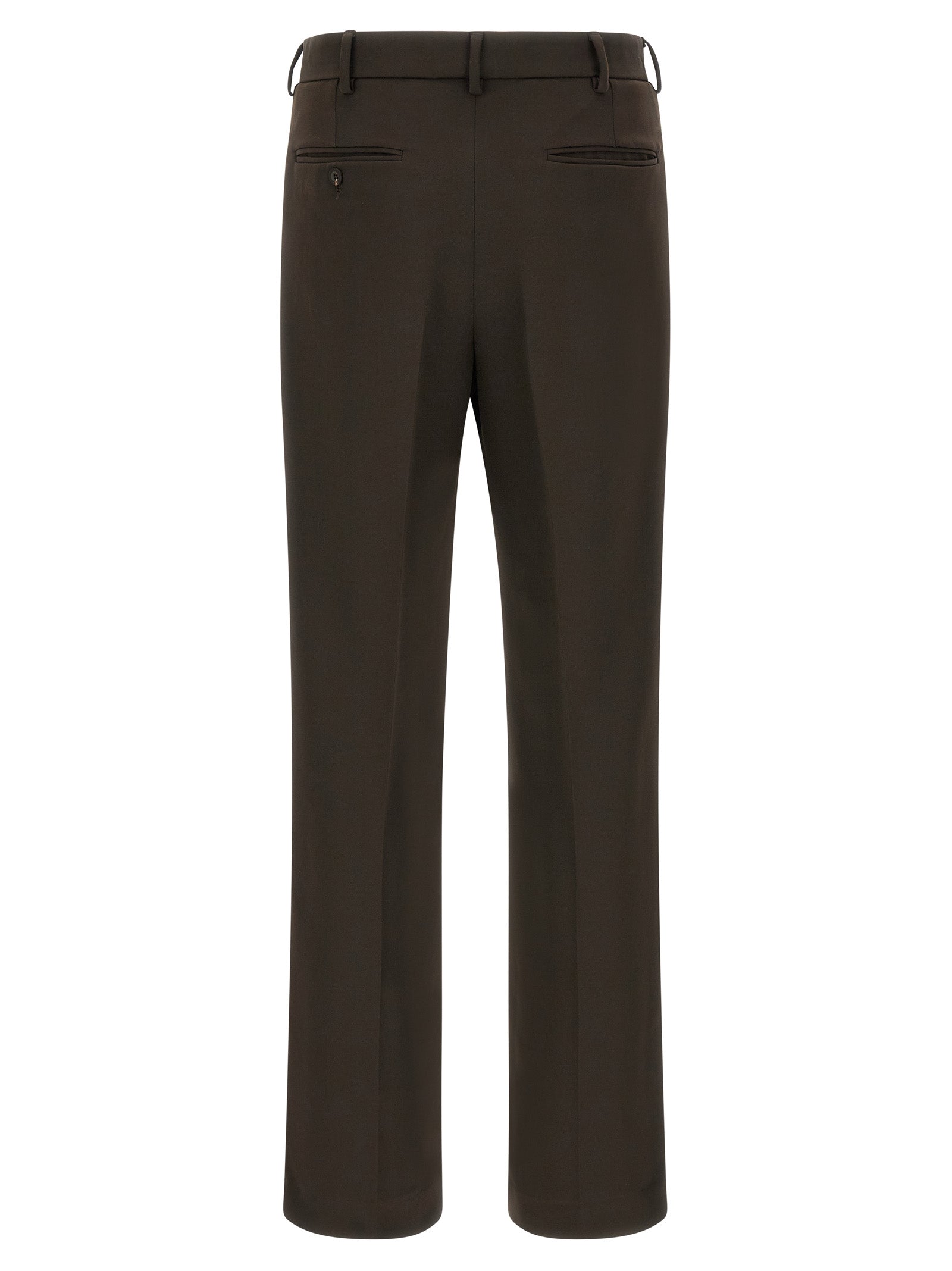SECOND/LAYER Braune Freizeithose aus Polyester