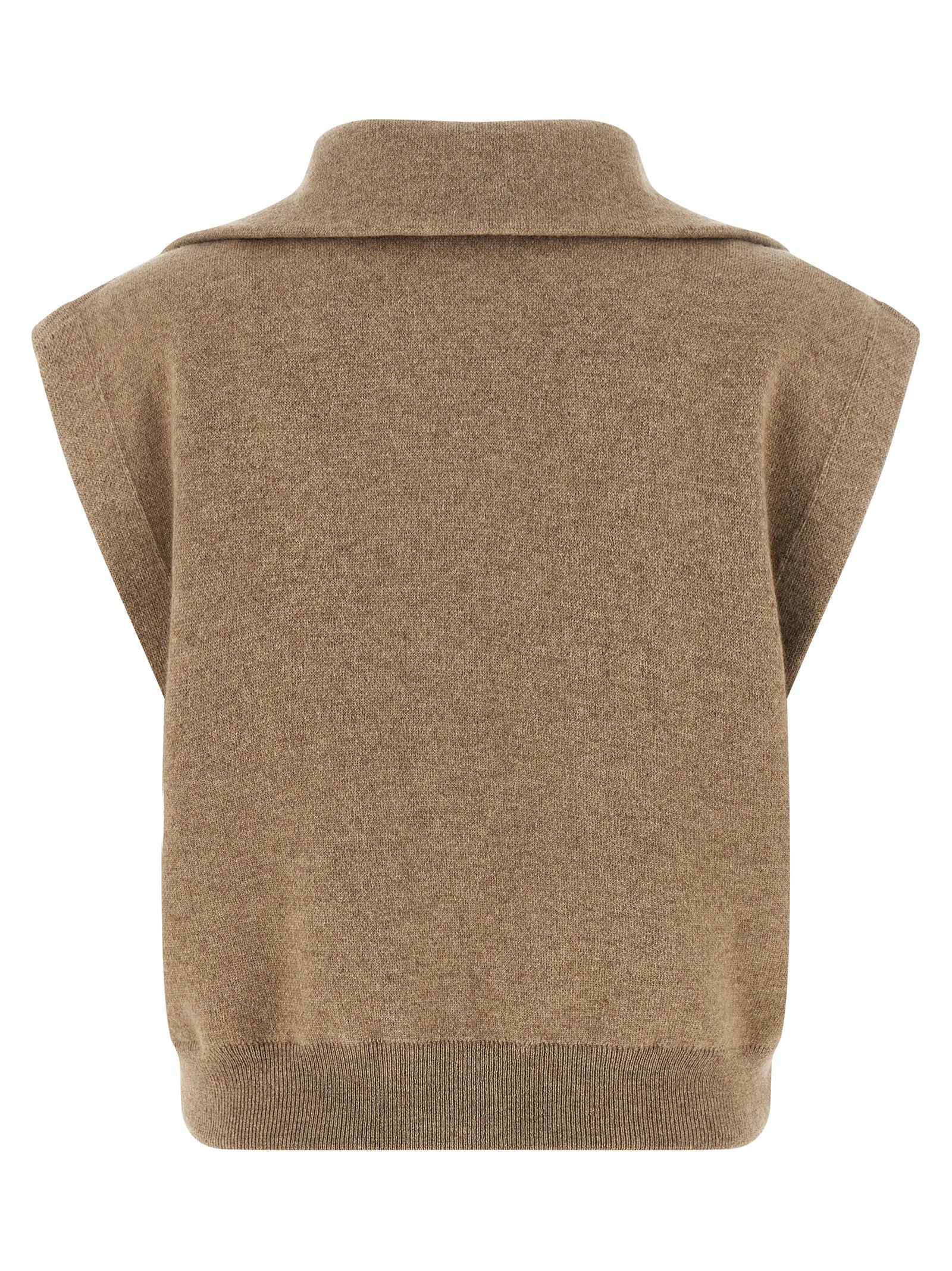 Brunello Cucinelli Beige Kaschmir-Weste