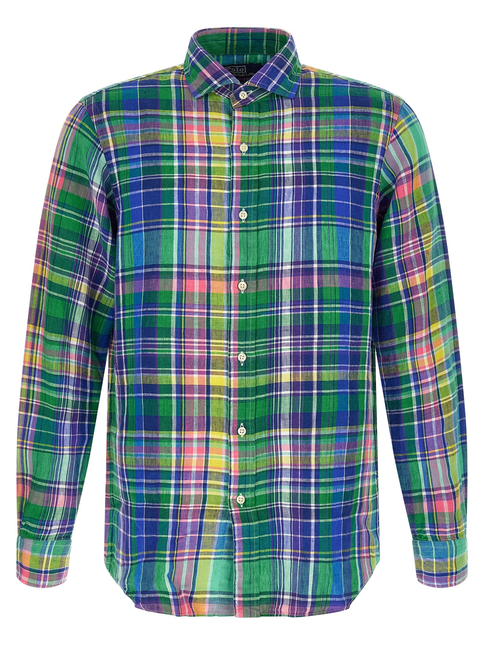 Polo Ralph Lauren Mehrfarbige Leinenbluse