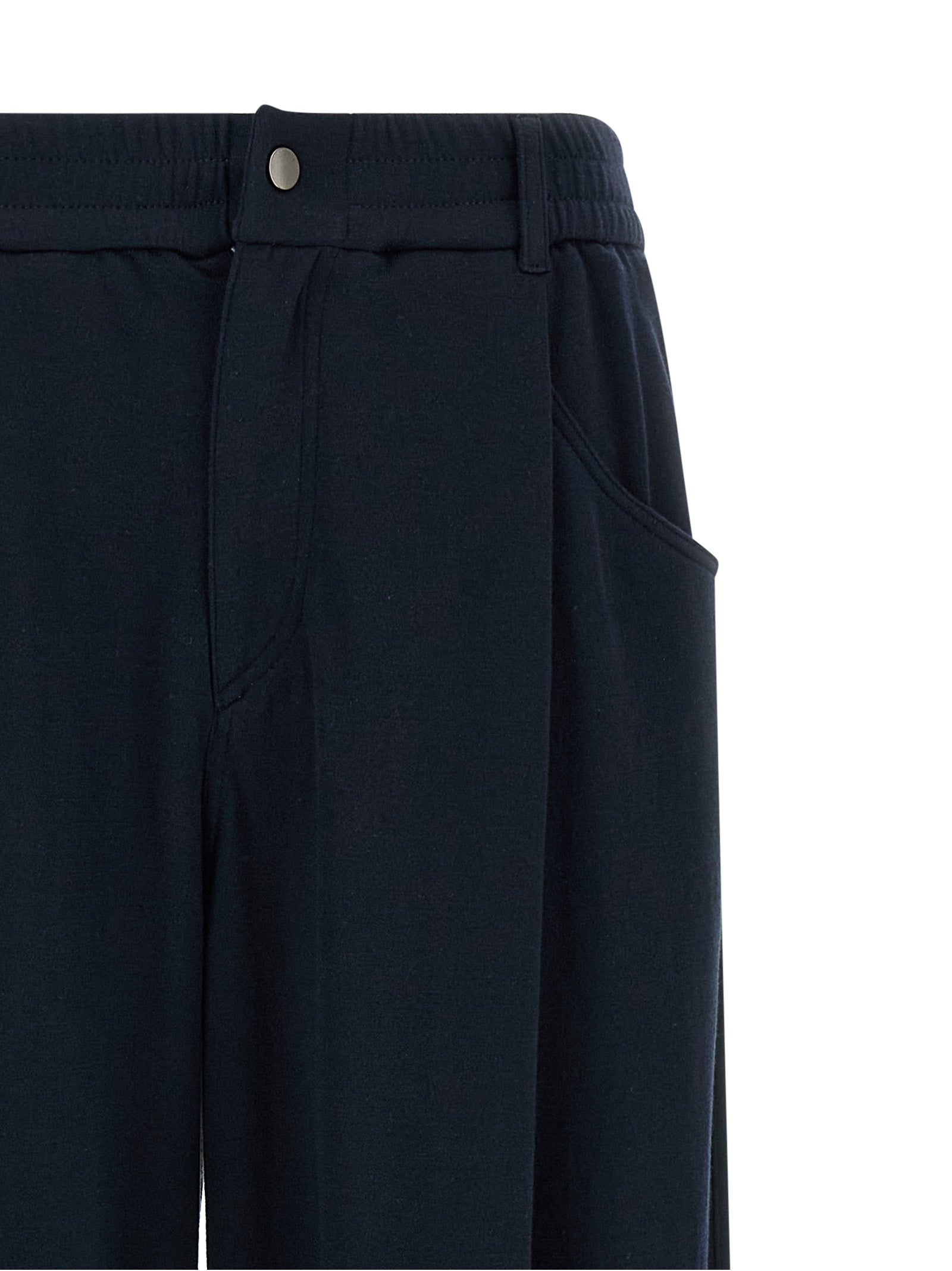 Brunello Cucinelli Blaue Baumwoll-Freizeithose
