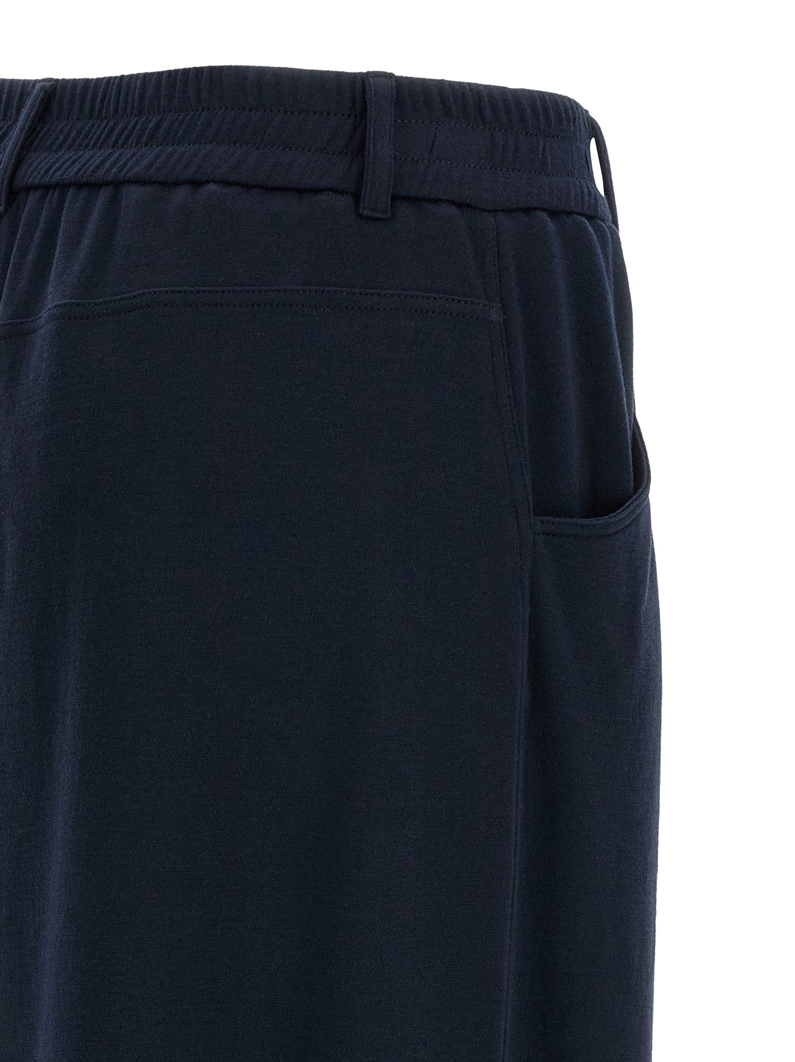 Brunello Cucinelli Blaue Baumwoll-Freizeithose