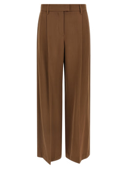 Brunello Cucinelli Braune Hose aus reiner Schurwolle