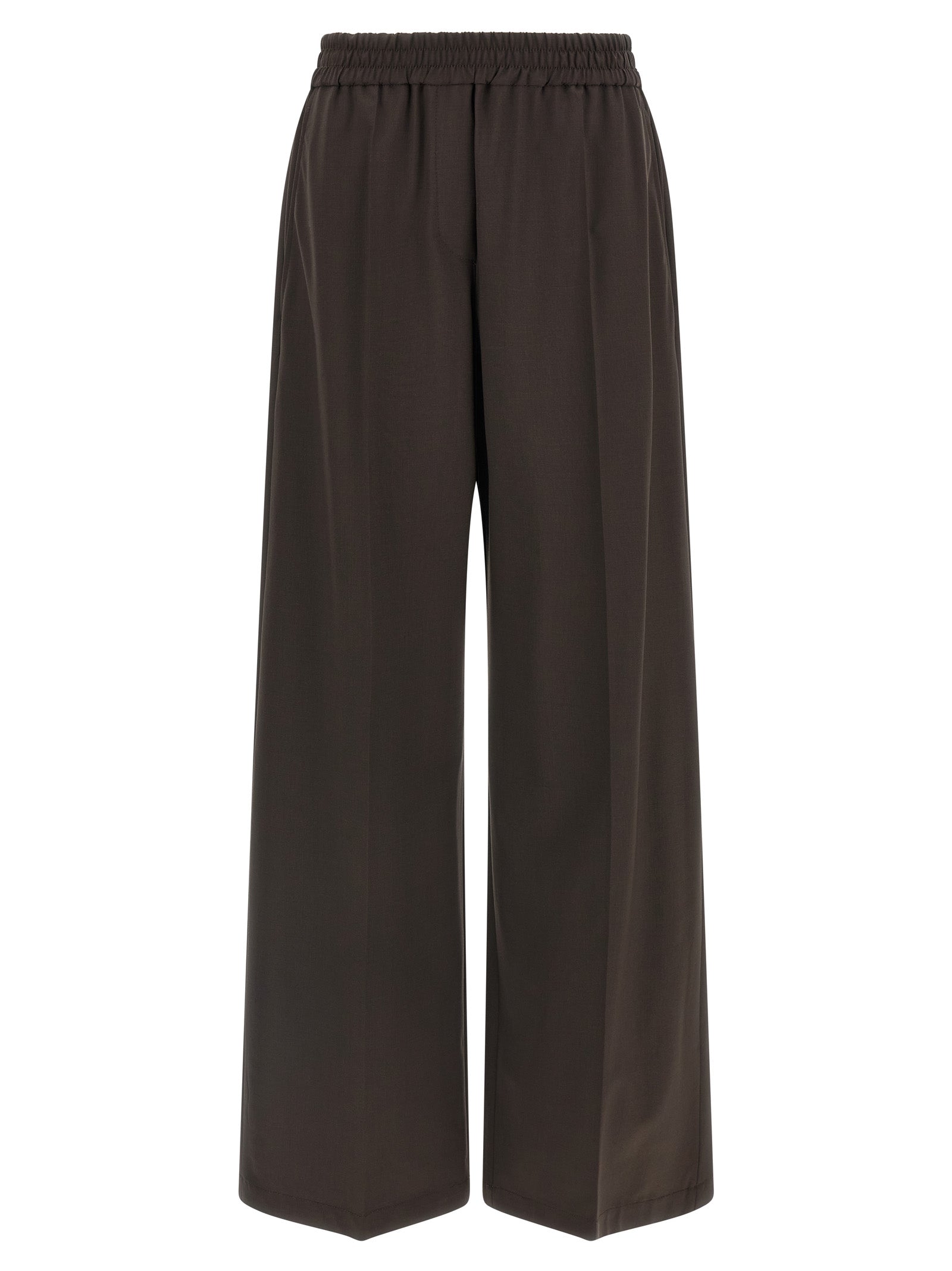 Brunello Cucinelli Braune Hose aus reiner Schurwolle