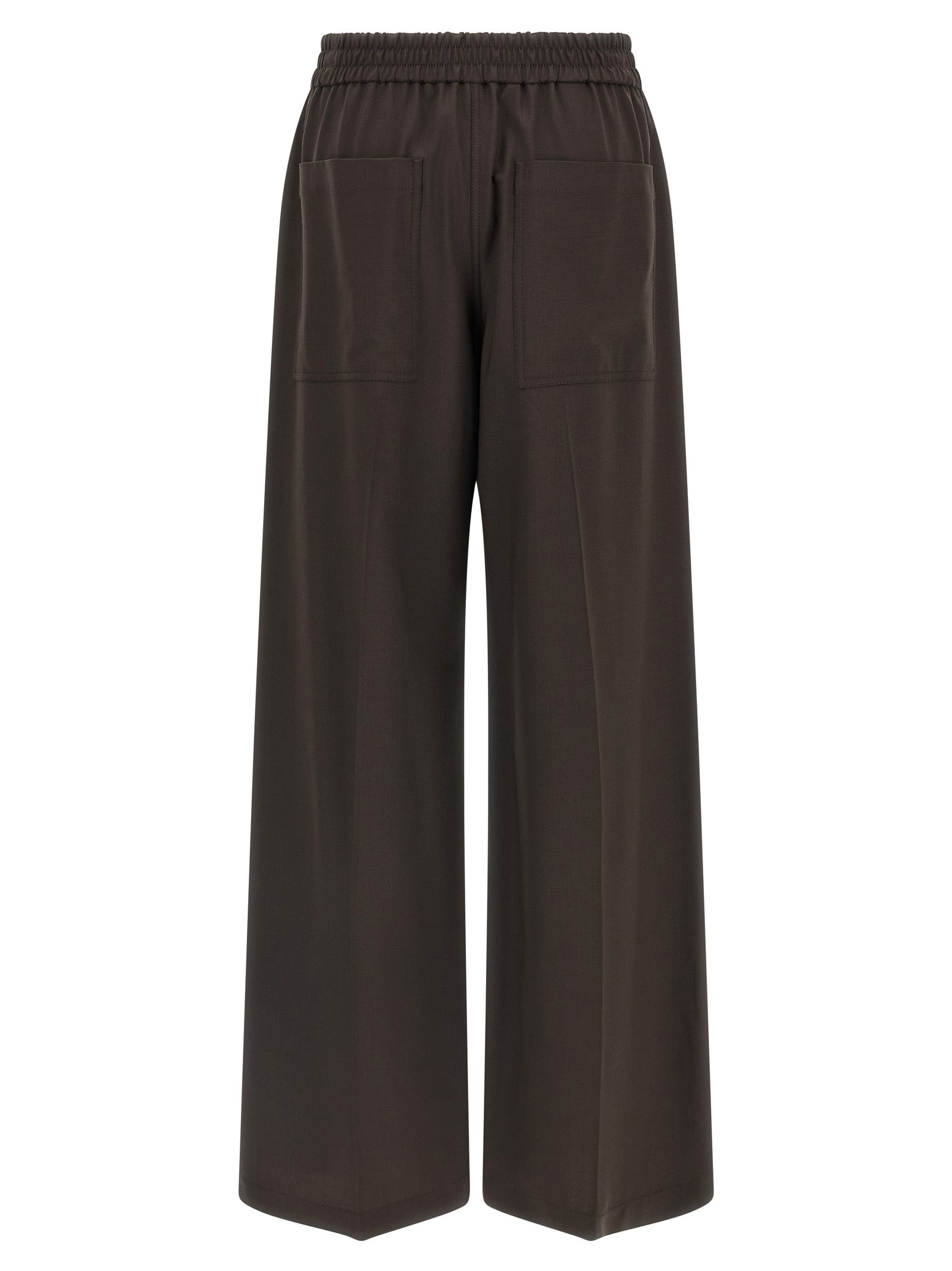 Brunello Cucinelli Braune Hose aus reiner Schurwolle