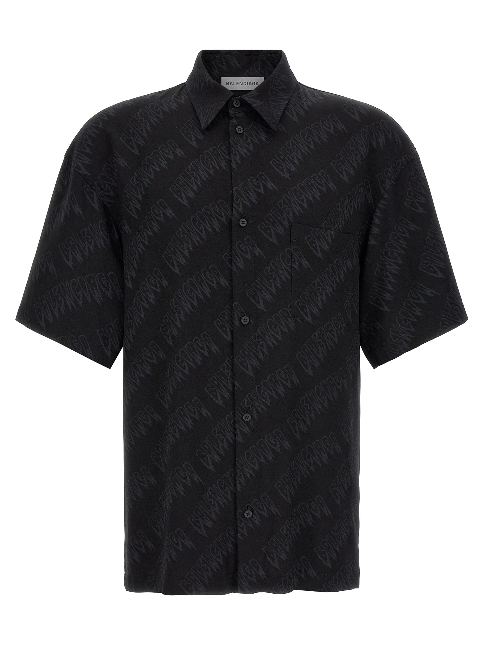 Balenciaga Schwarze Viskosebluse
