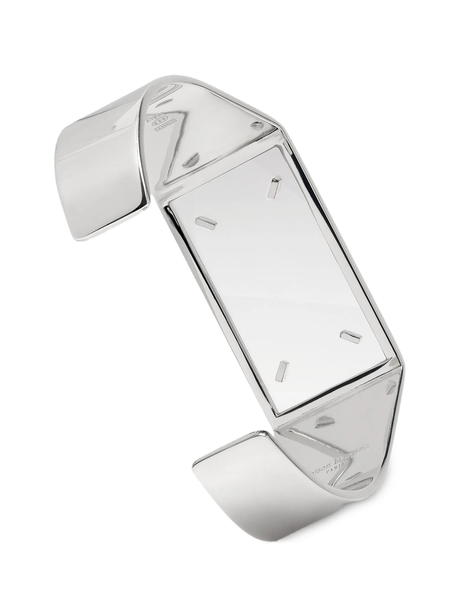 Maison Margiela Armband aus Messing mit Silber-Finish