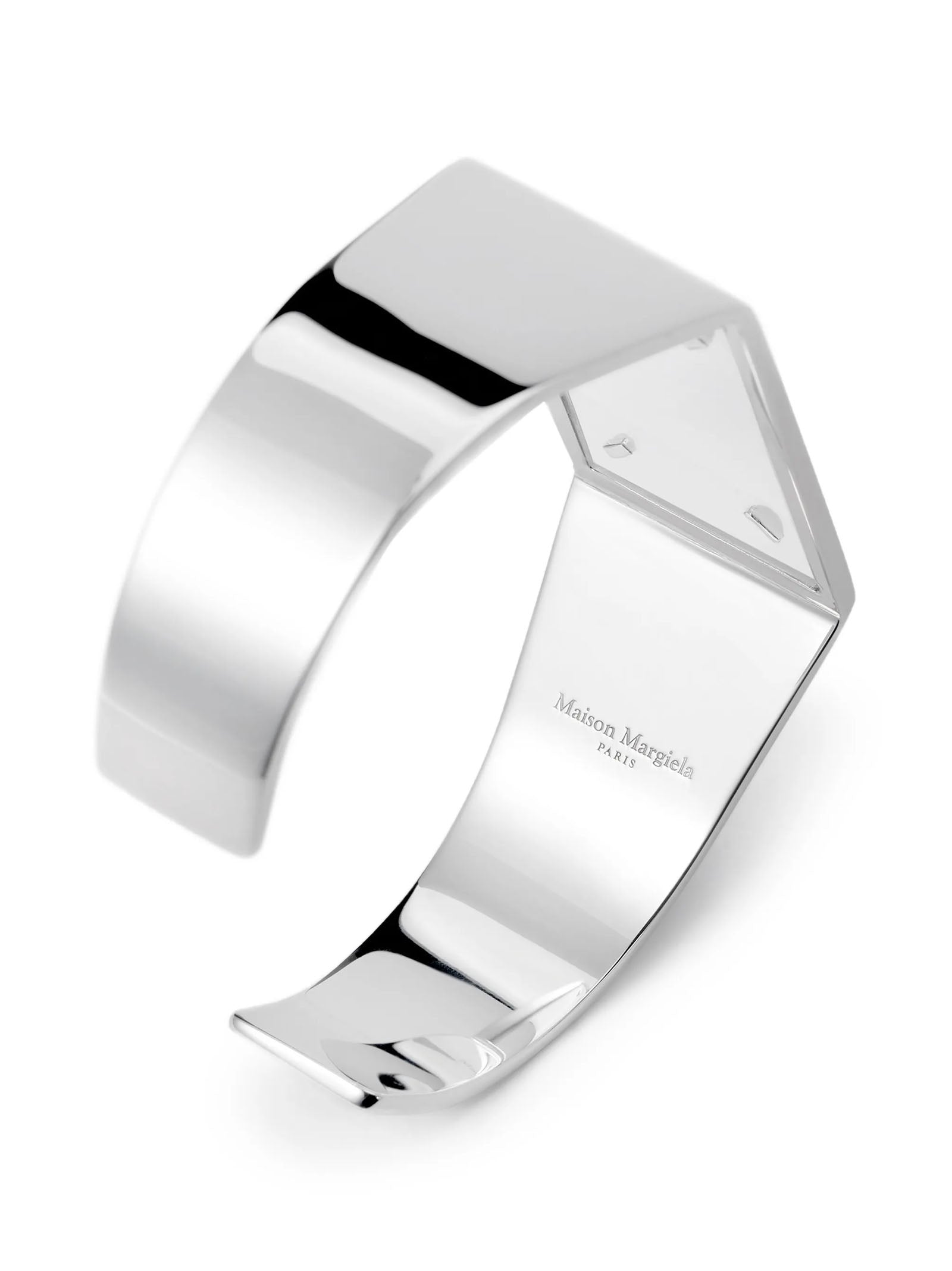 Maison Margiela Armband aus Messing mit Silber-Finish