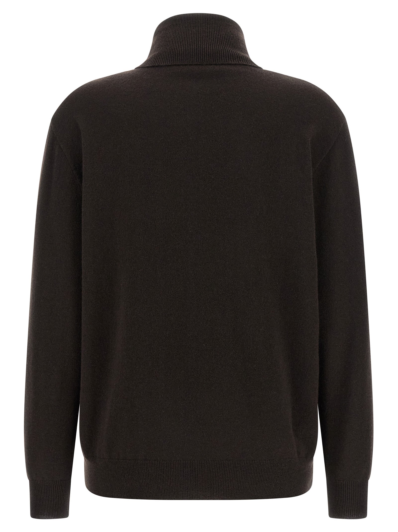 Brunello Cucinelli Brauner Kaschmir-Strickjacke