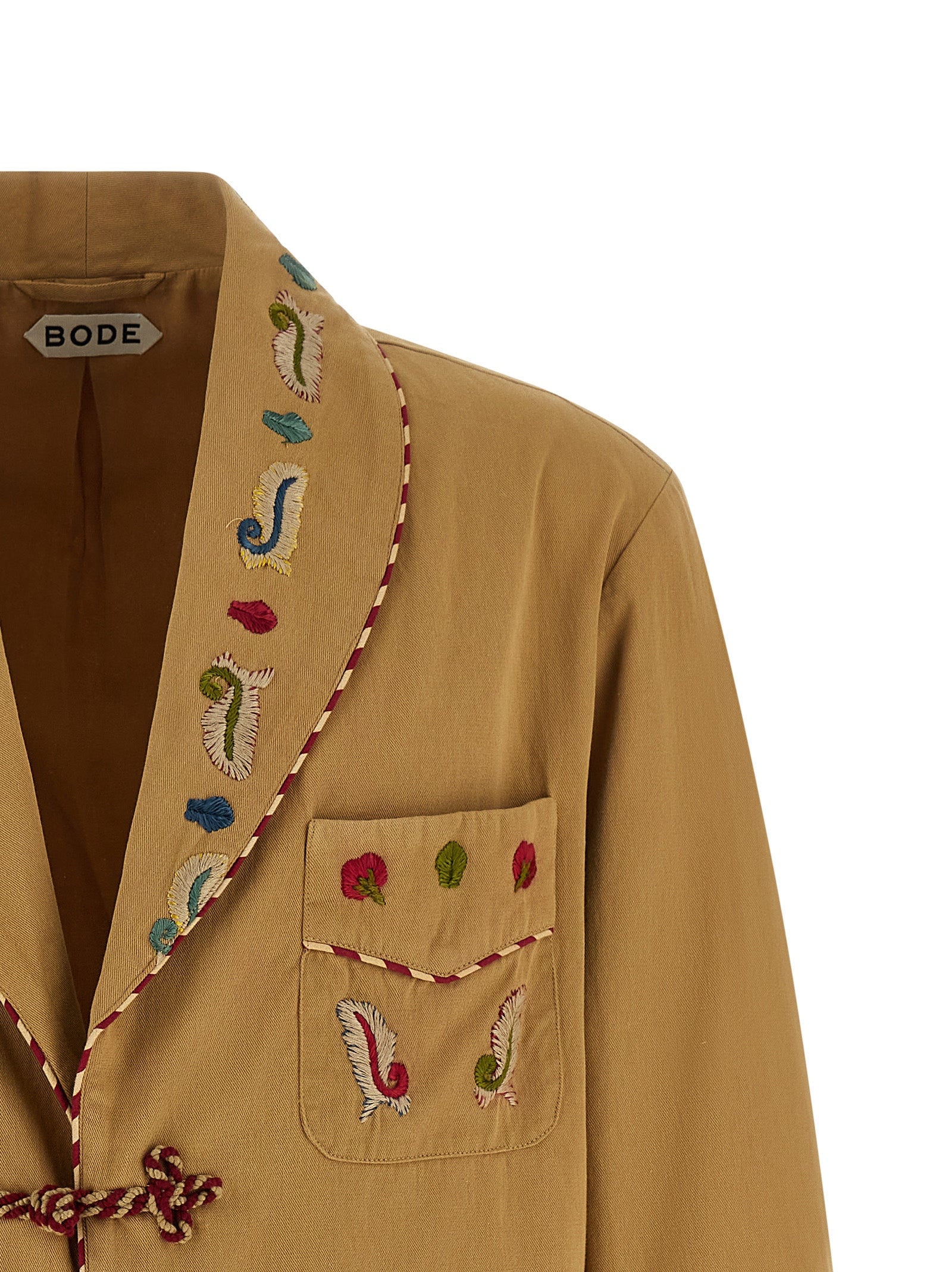 BODE Beige Baumwollblazer