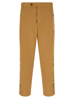 BODE Beige Cotton Casual Pants