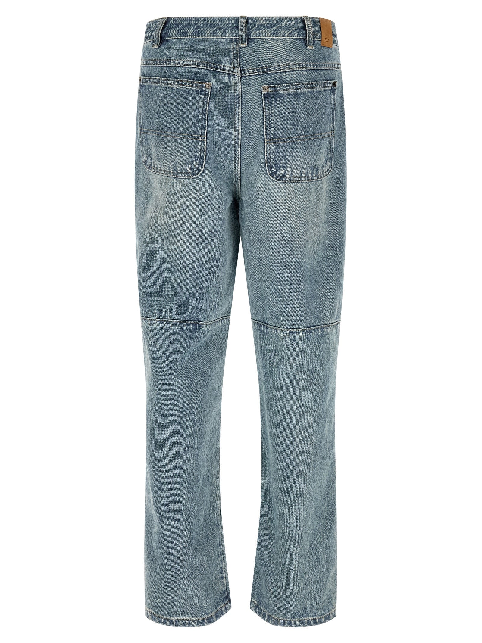 FOUND Blaue Jeans aus Baumwolle im geraden Schnitt
