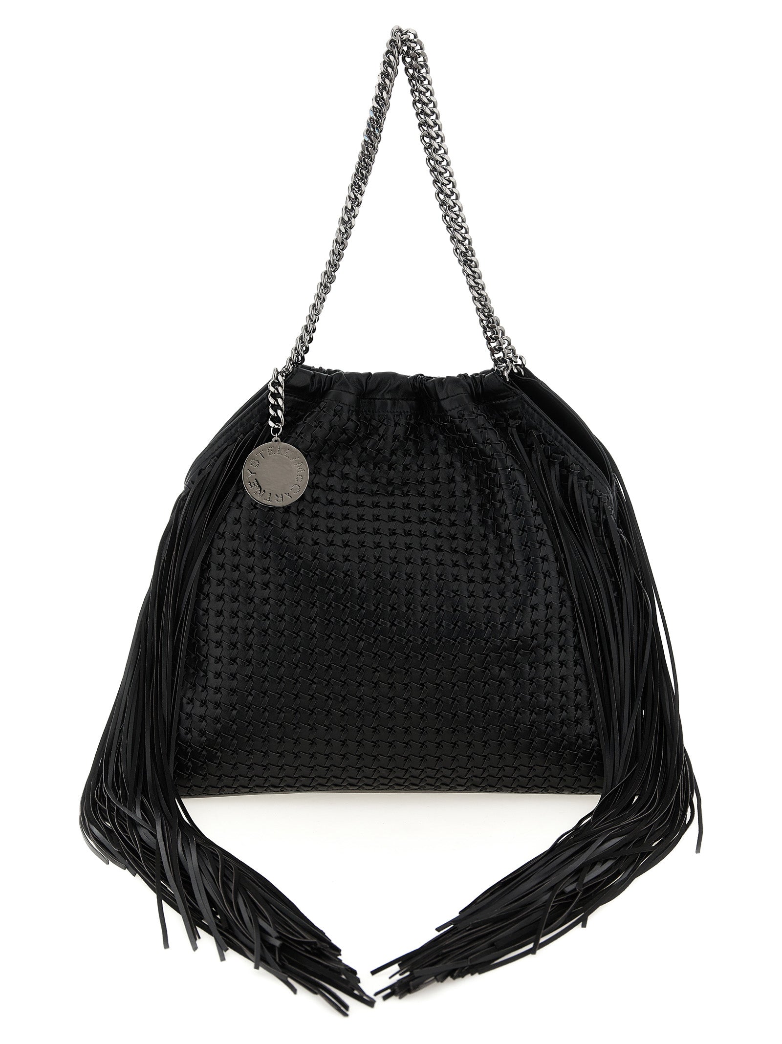 Stella McCartney Schwarze Schultertasche aus Polyamid