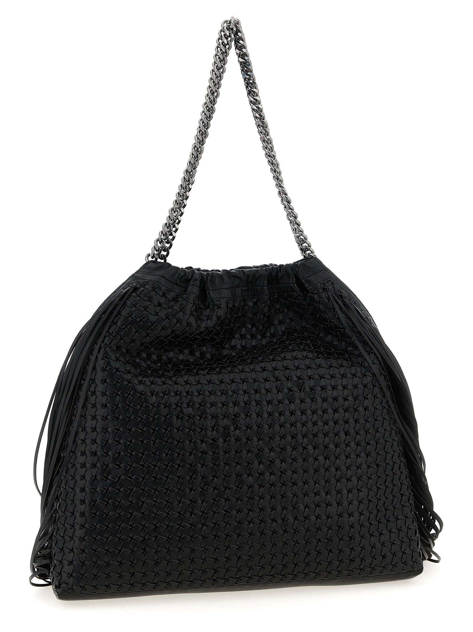 Stella McCartney Schwarze Schultertasche aus Polyamid