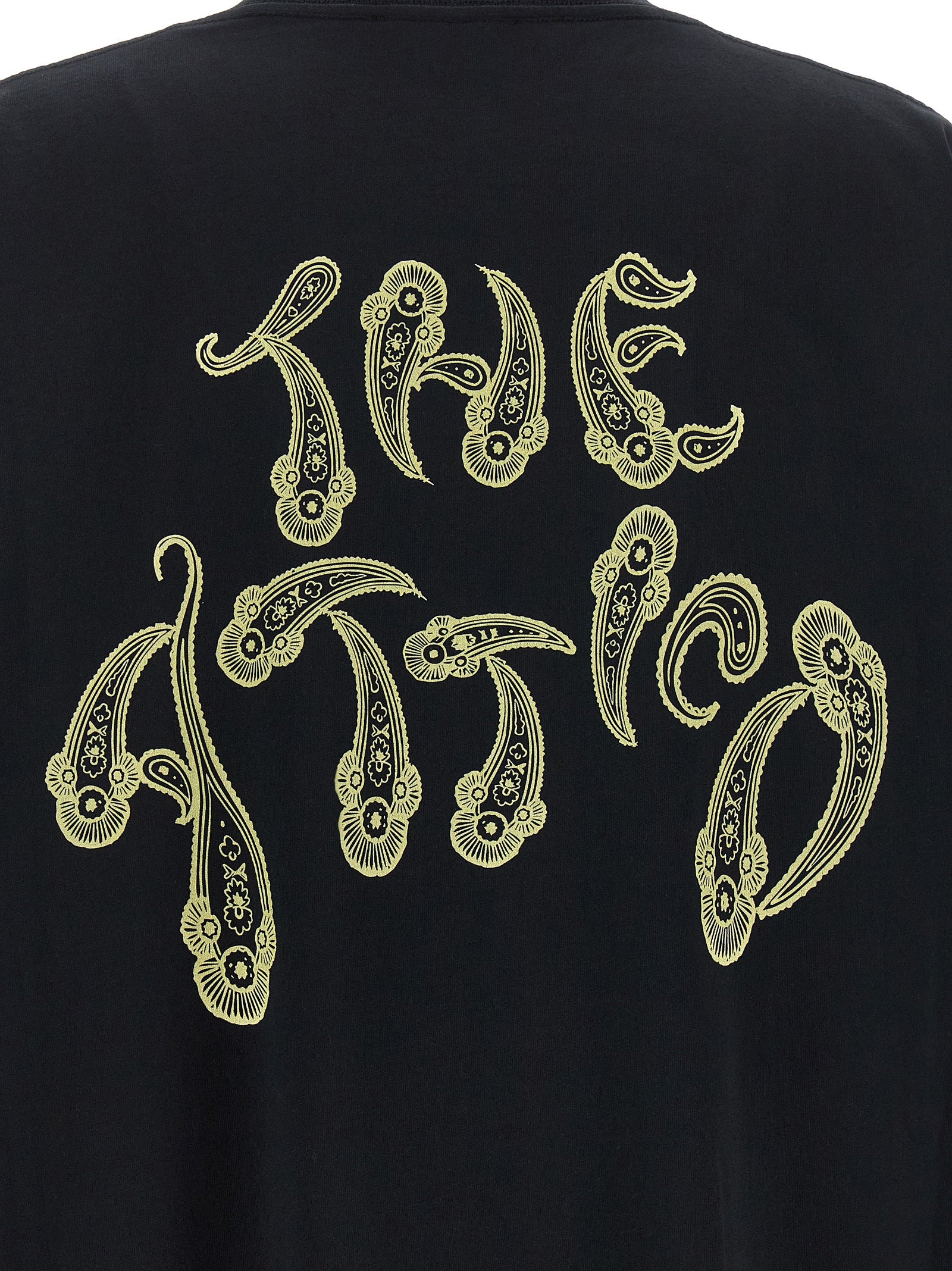 The Attico Schwarzes Baumwoll-T-Shirt
