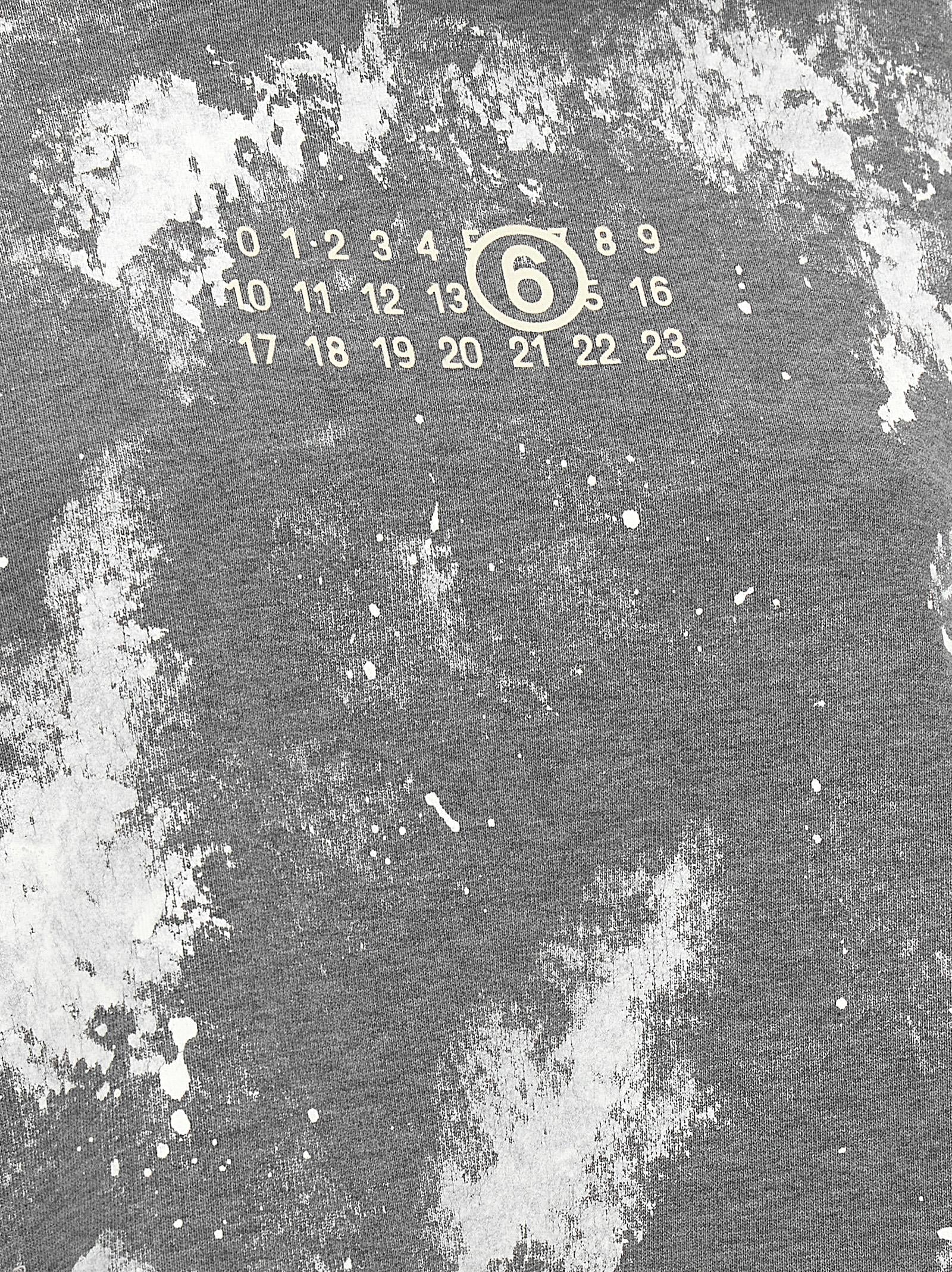 MM6 Maison Margiela Grauer Baumwollpullover