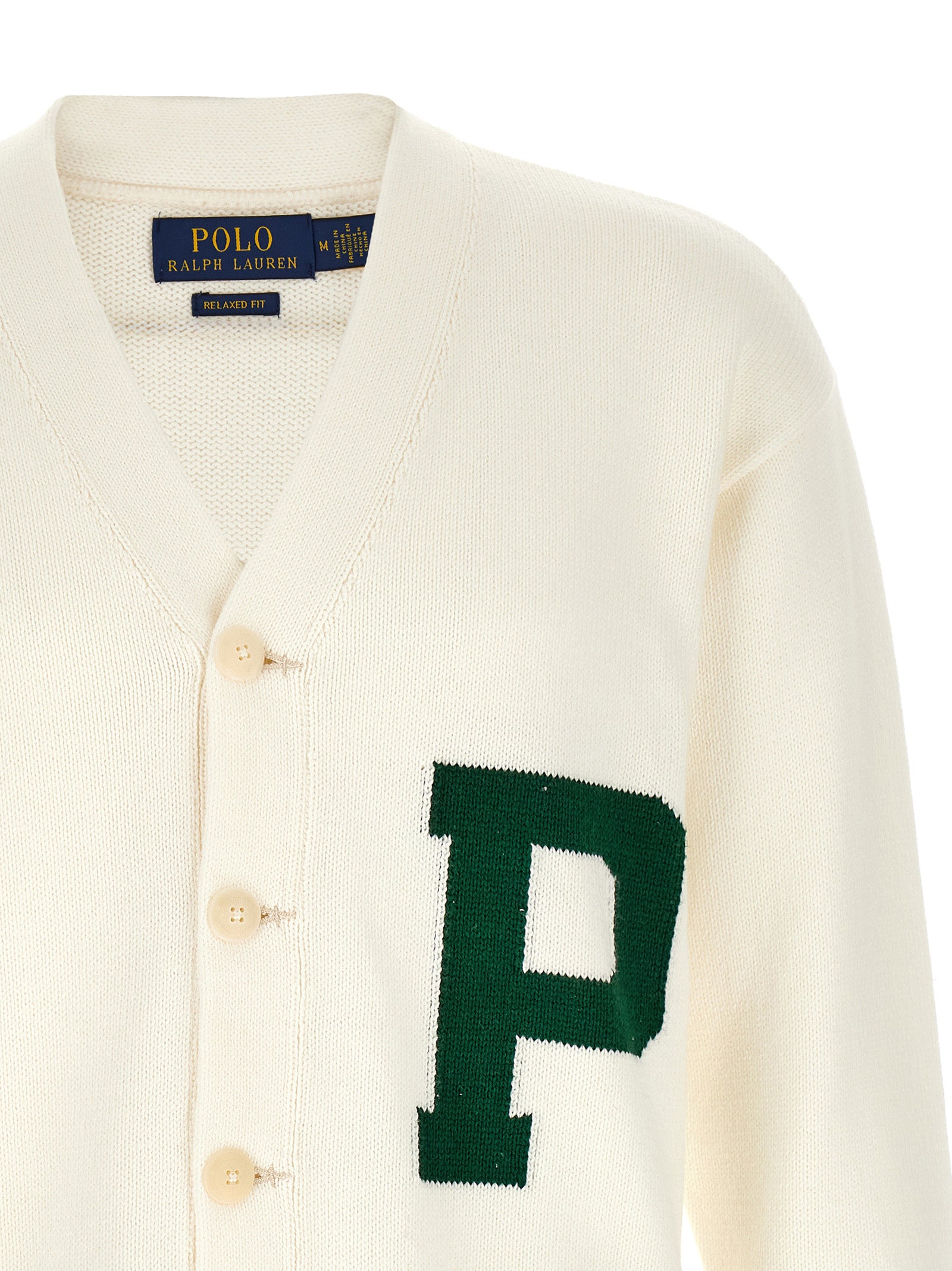 Polo Ralph Lauren Baumwoll-Cardigan in Zweifarbenoptik