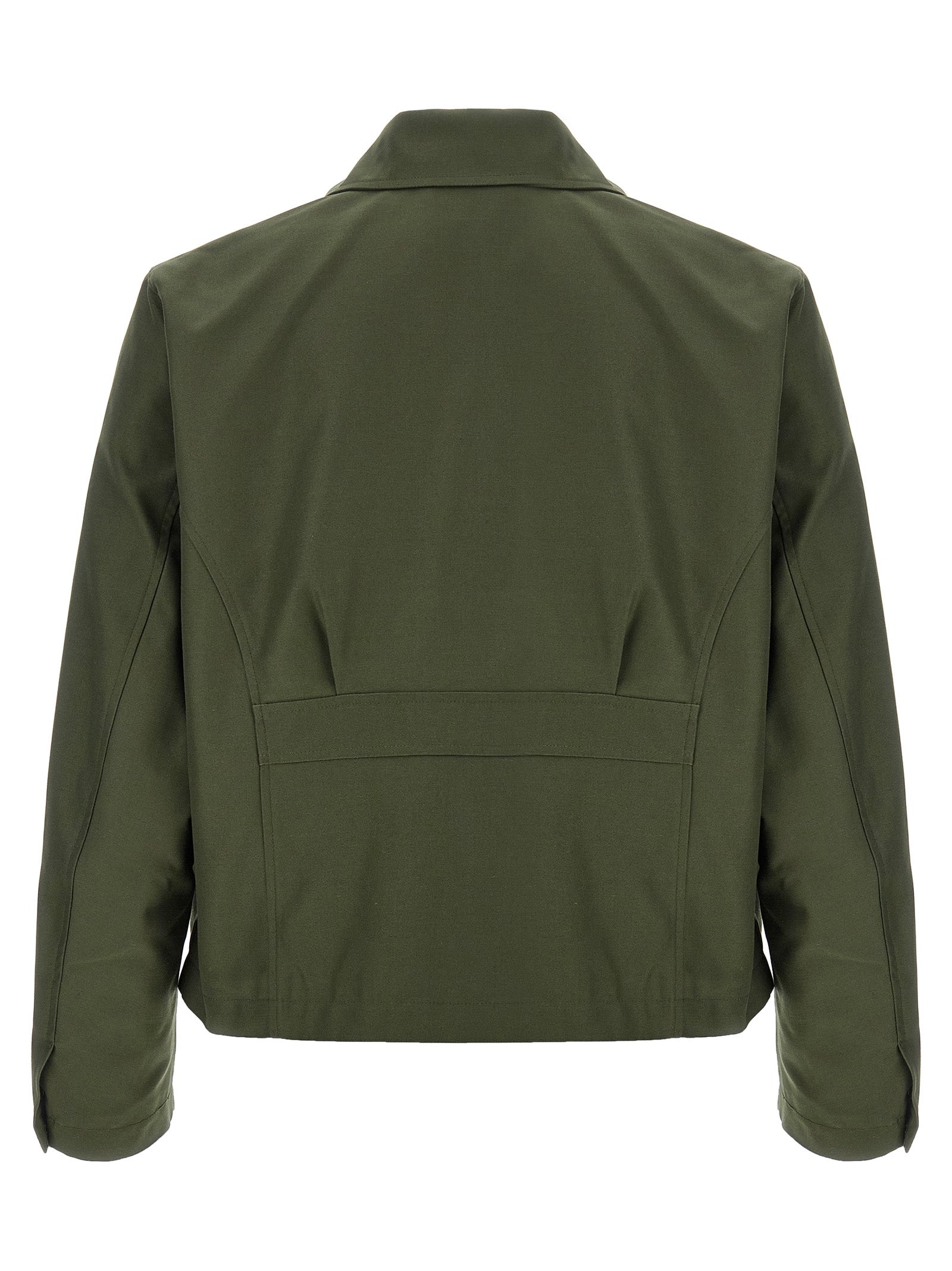 SECOND/LAYER Bicolor-Polyester-Bomberjacke