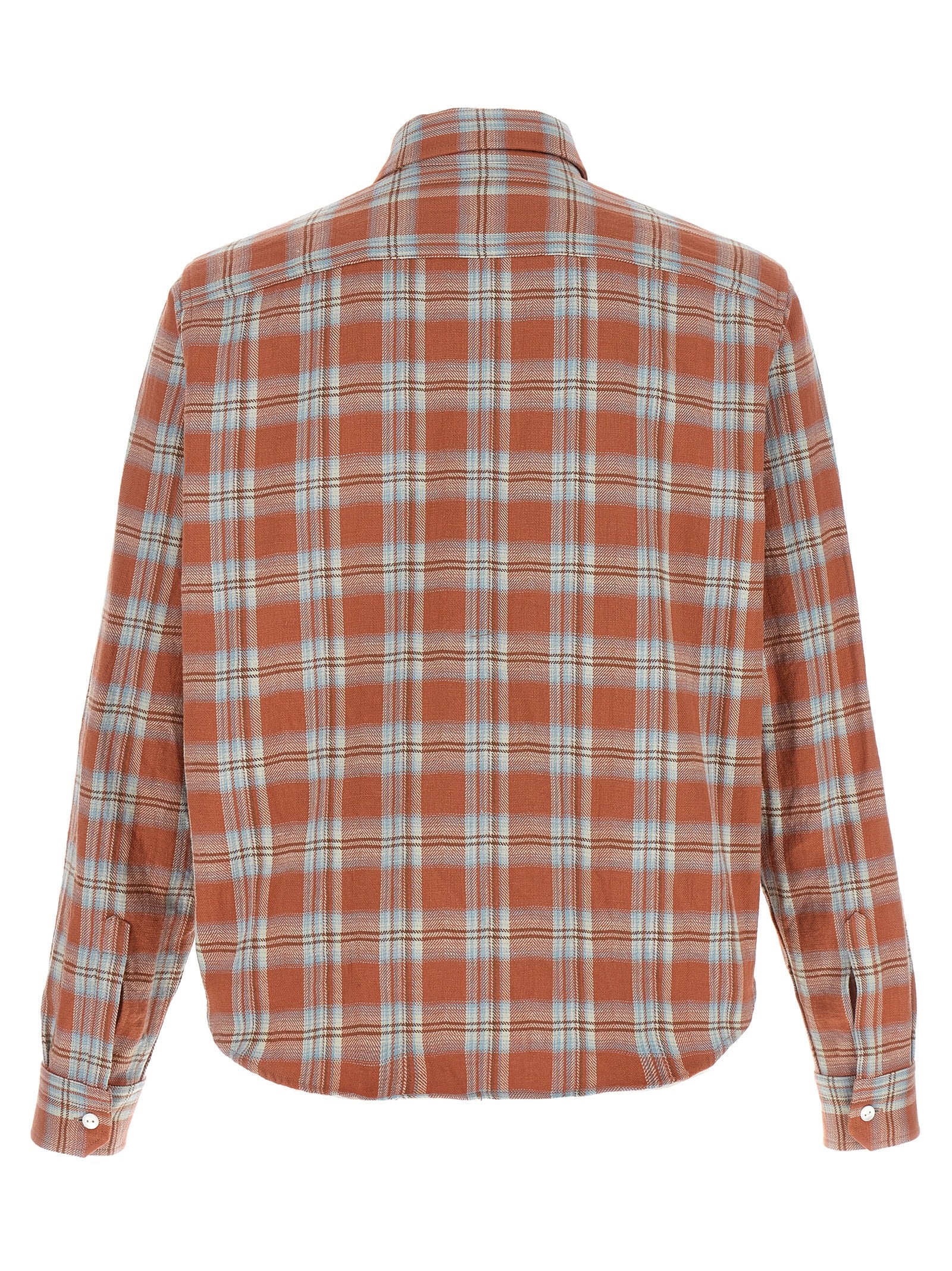 SECOND/LAYER Orange Baumwollbluse