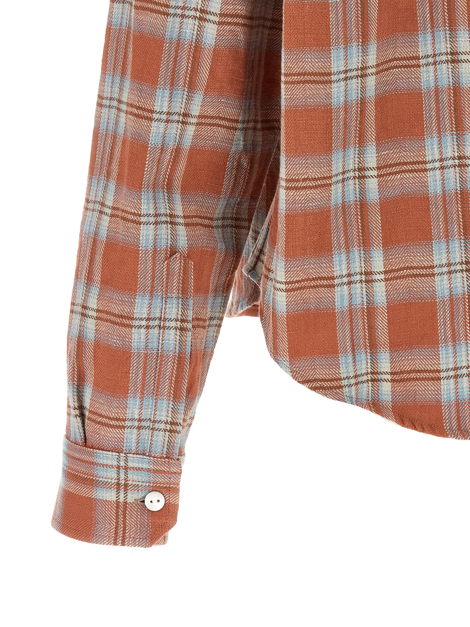 SECOND/LAYER Orange Baumwollbluse