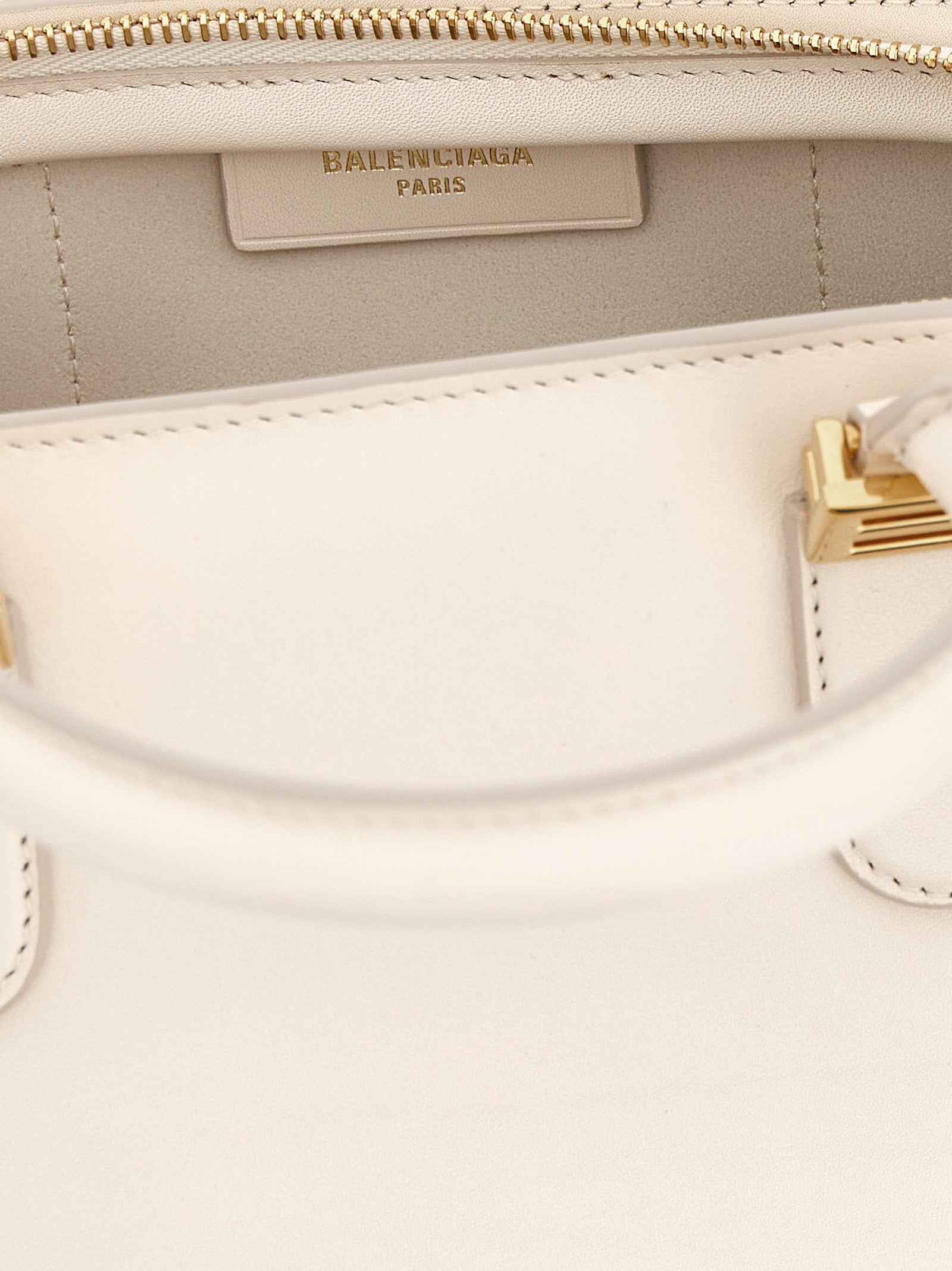 Balenciaga Weiße Kalbsleder-Handtasche