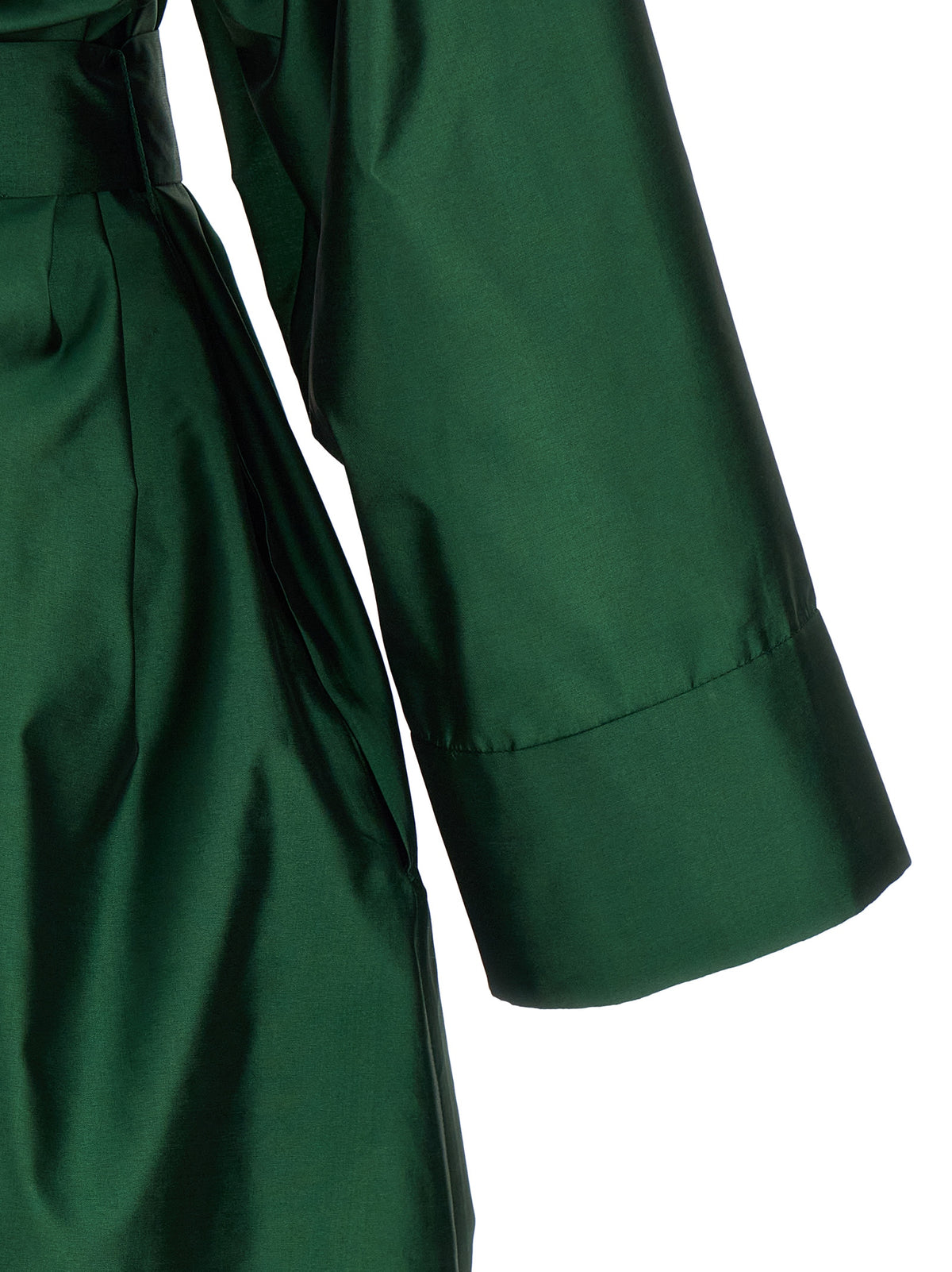 'S Max Mara Zweifarbige Midi-Kleid aus Polyester