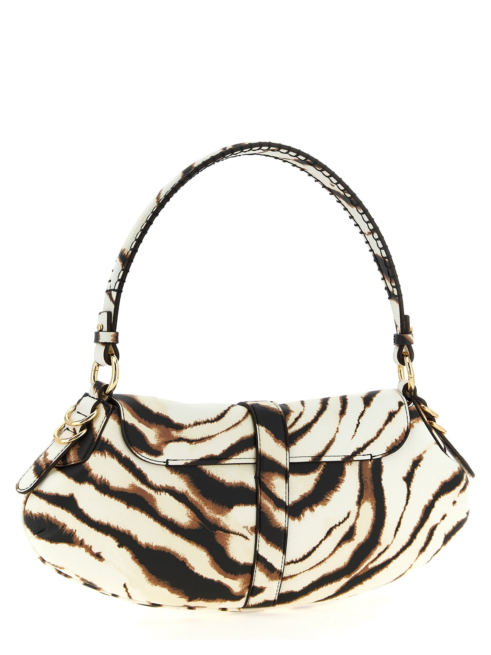 Ganni Mehrfarbige Schultertasche aus Polyester
