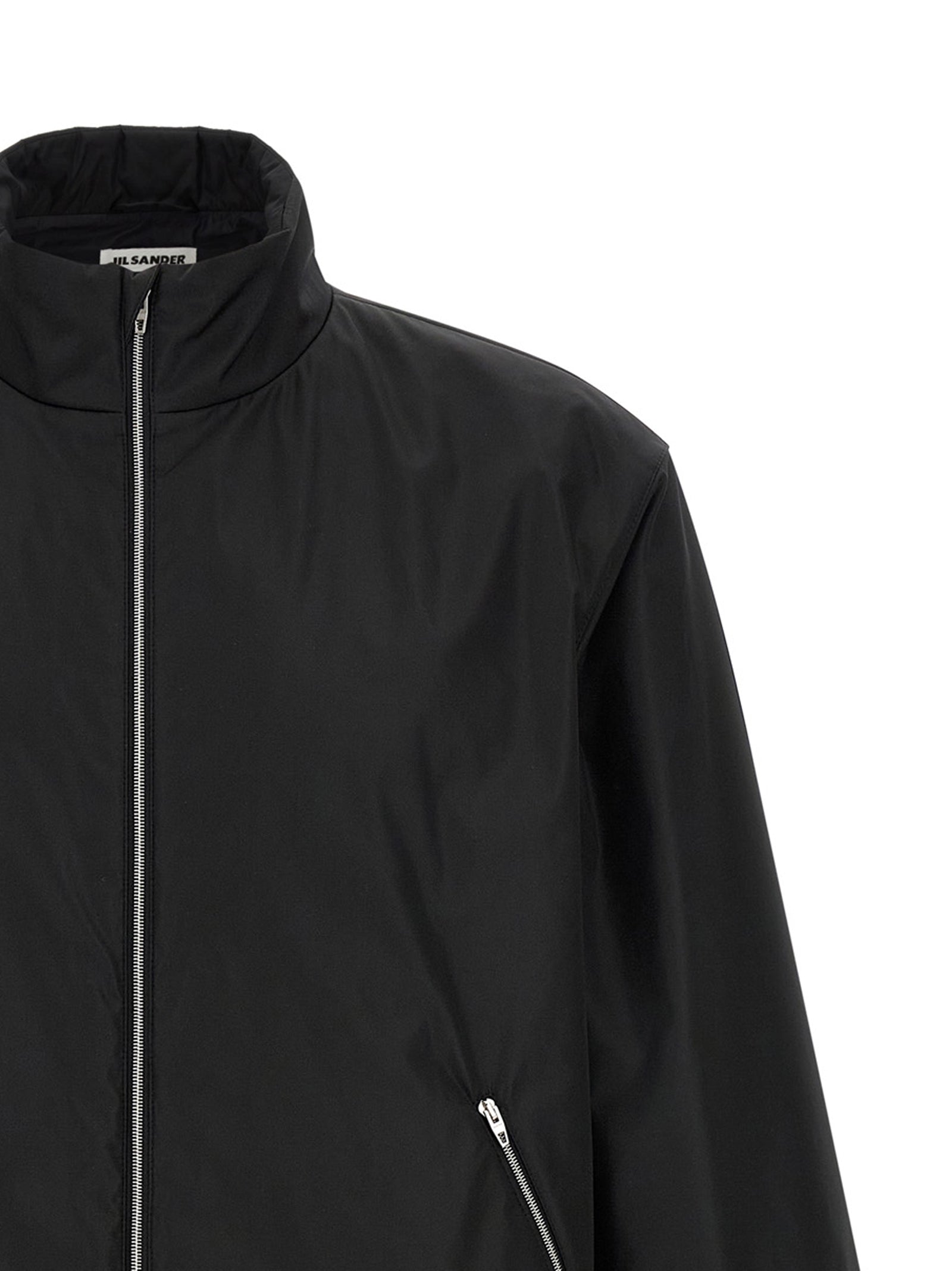 Jil Sander Schwarze Polyester-Jacke