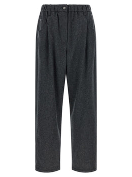 Brunello Cucinelli Graue Wollhose